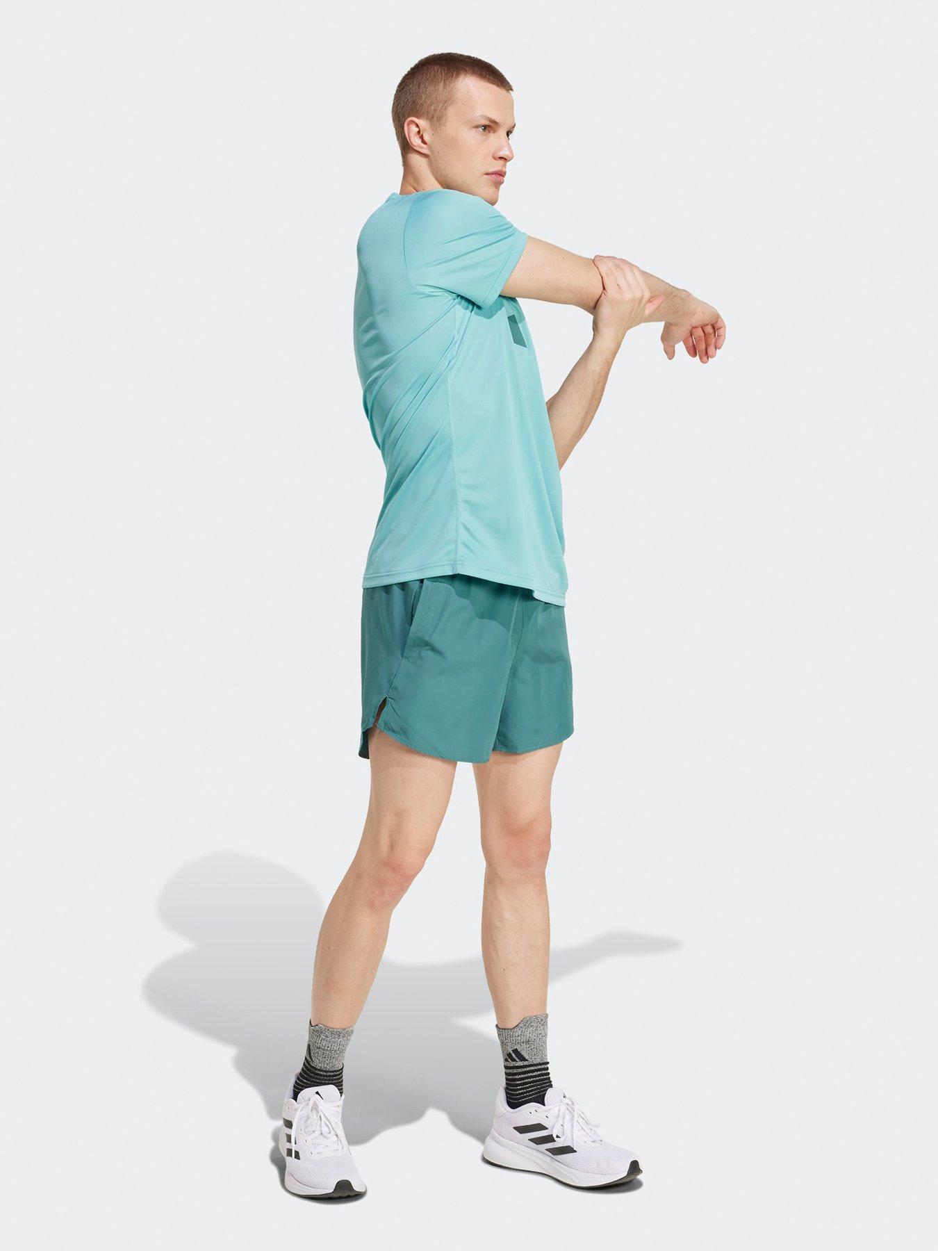 Image 3 of 5 of adidas Mens Running Run It T-Shirt - Green