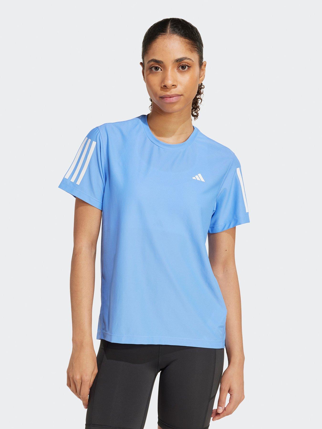 undefined Womens Running Own The Run T-Shirt - Blue