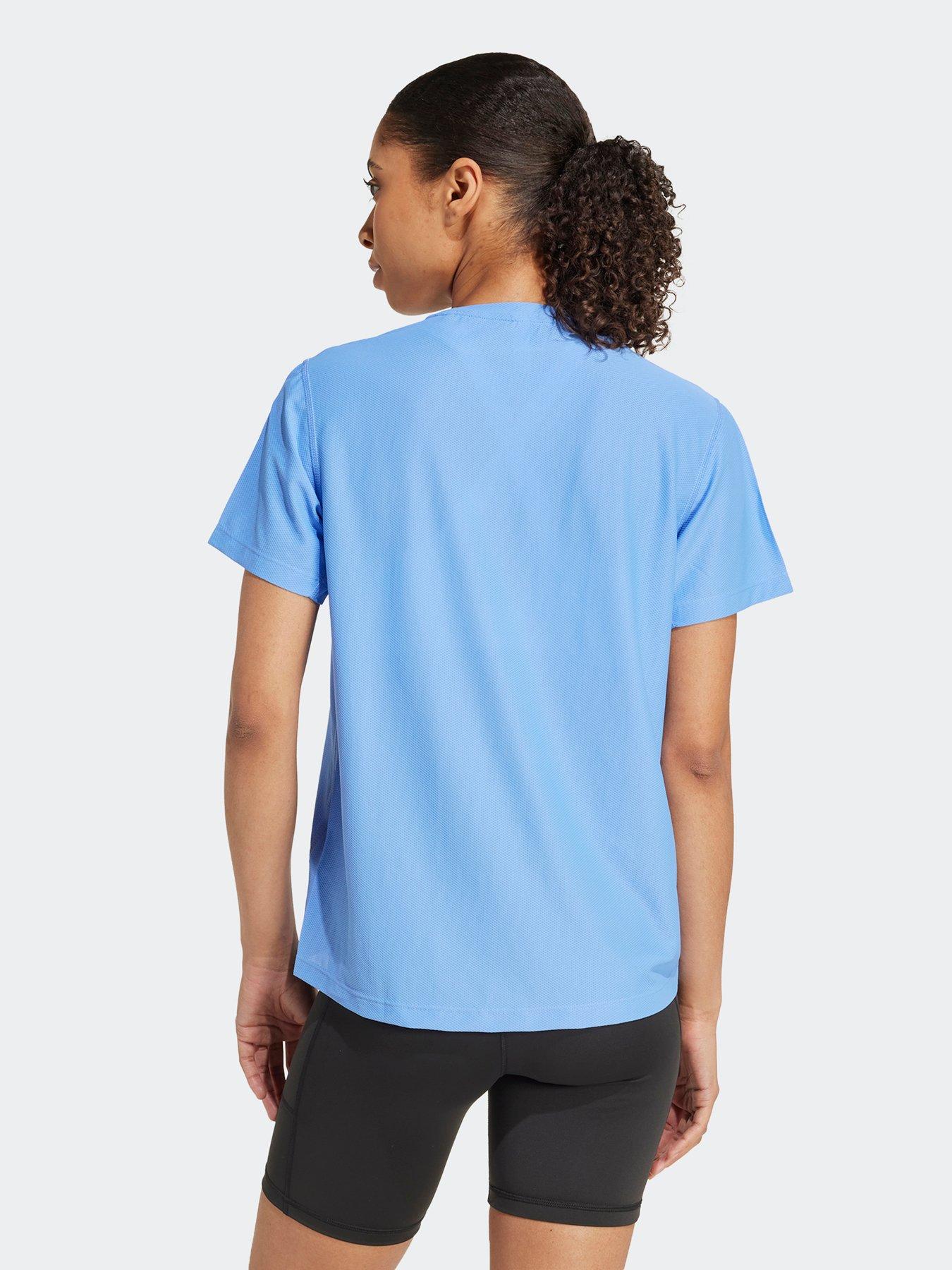 Image 2 of 5 of adidas Womens Running Own The Run T-Shirt - Blue