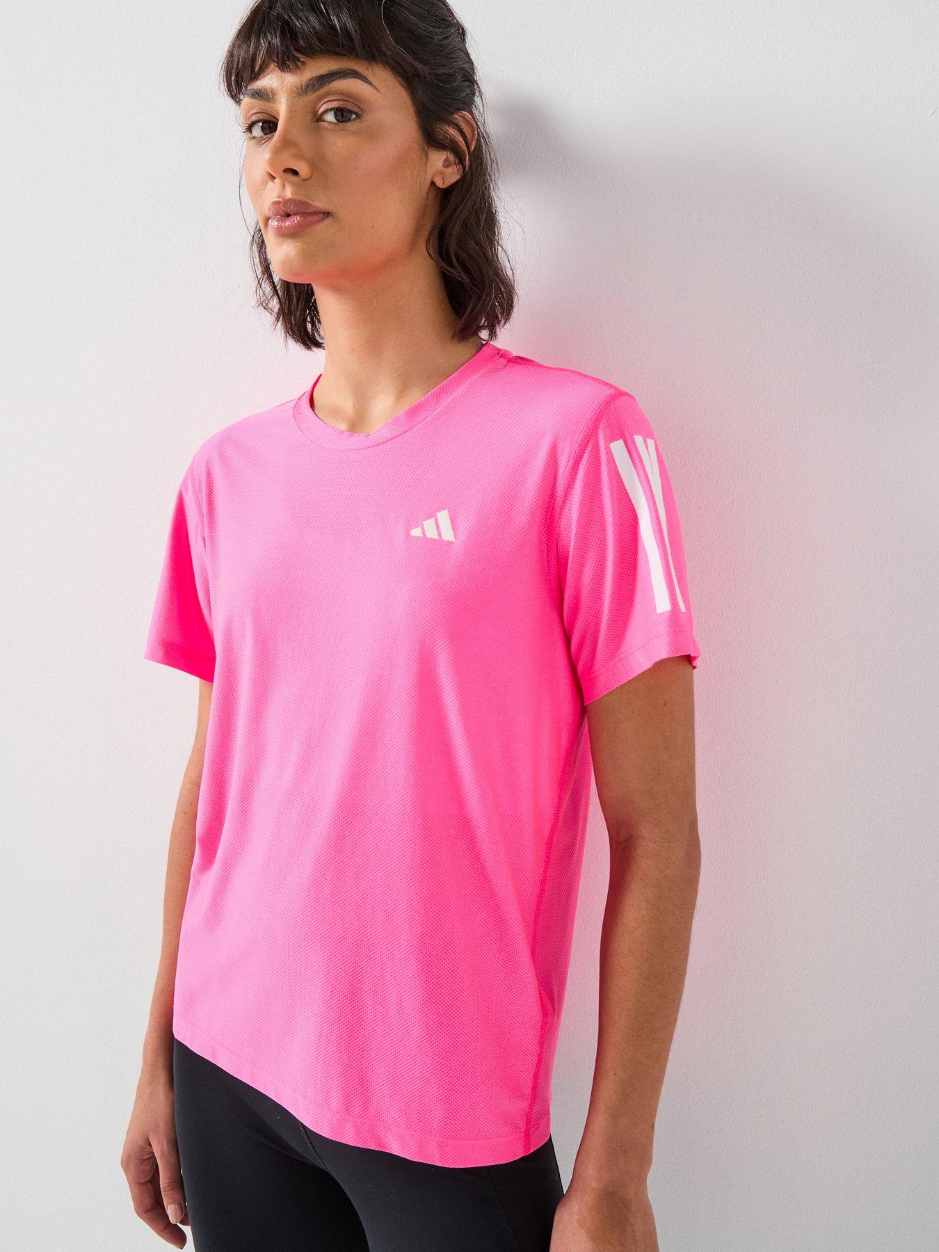 adidas Womens Running Own The Run T-Shirt - Pink