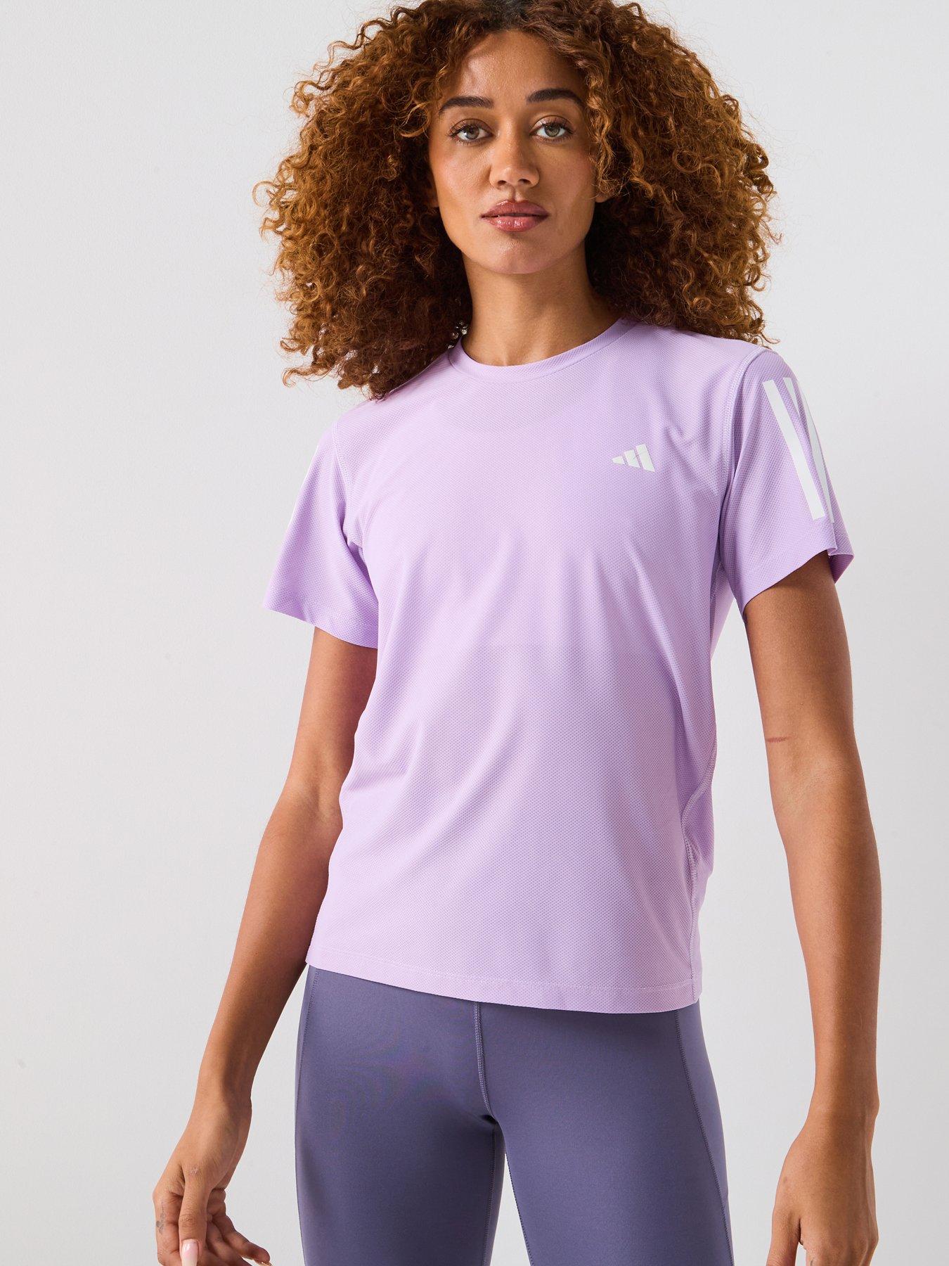 undefined Womens Running Own The Run T-Shirt - Purple