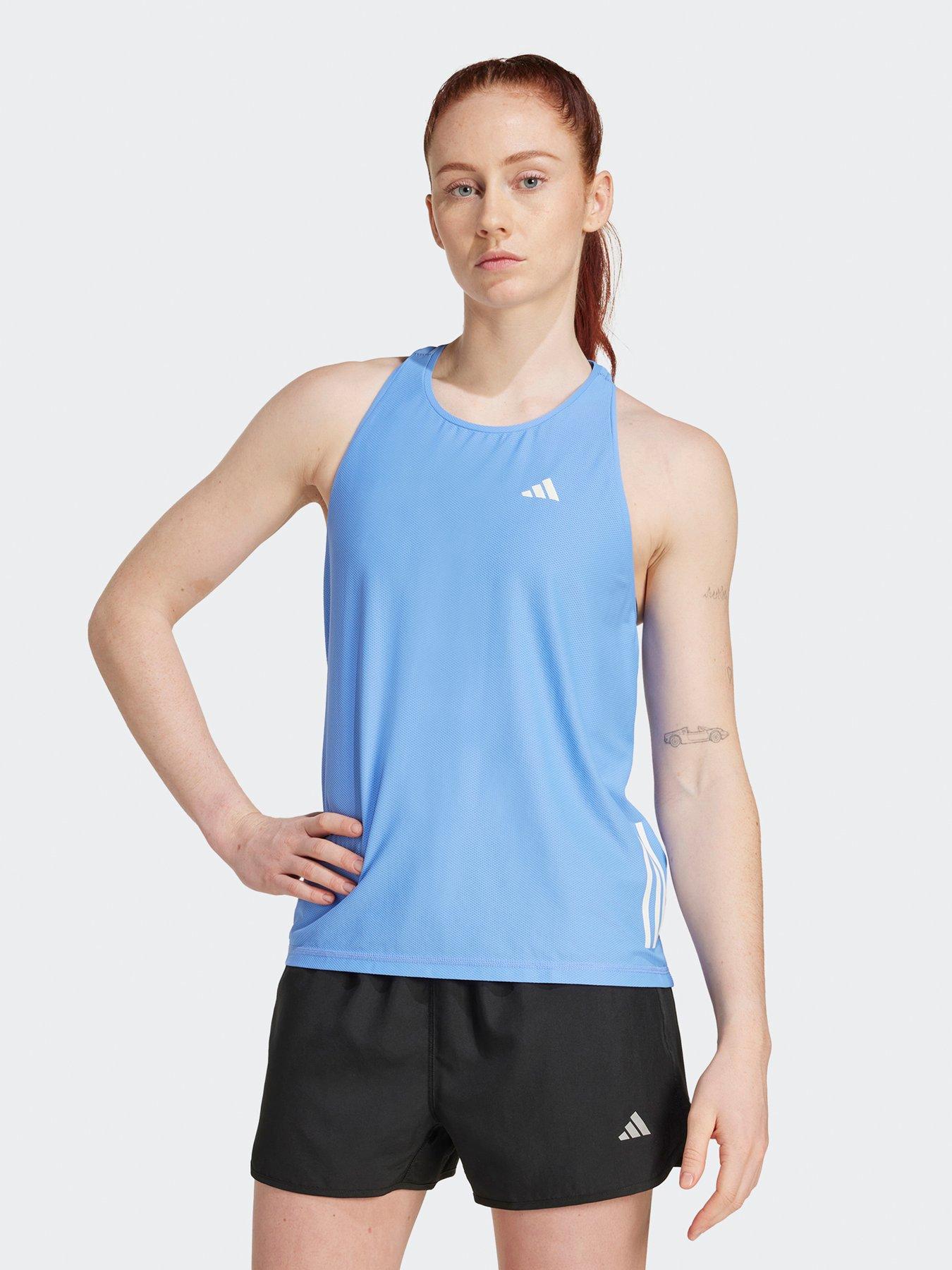 Image 2 of 5 of adidas Womens Running Own The Run Tank - Blue