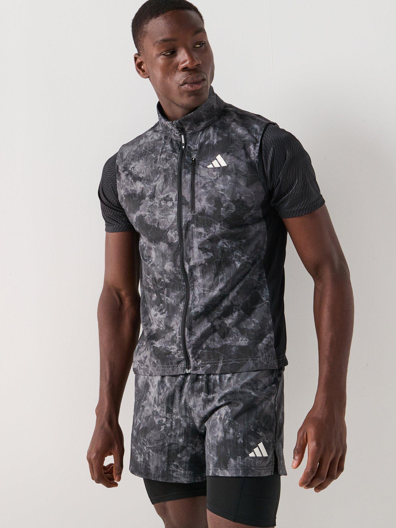 undefined Mens Running Own The Run Gilet - Grey