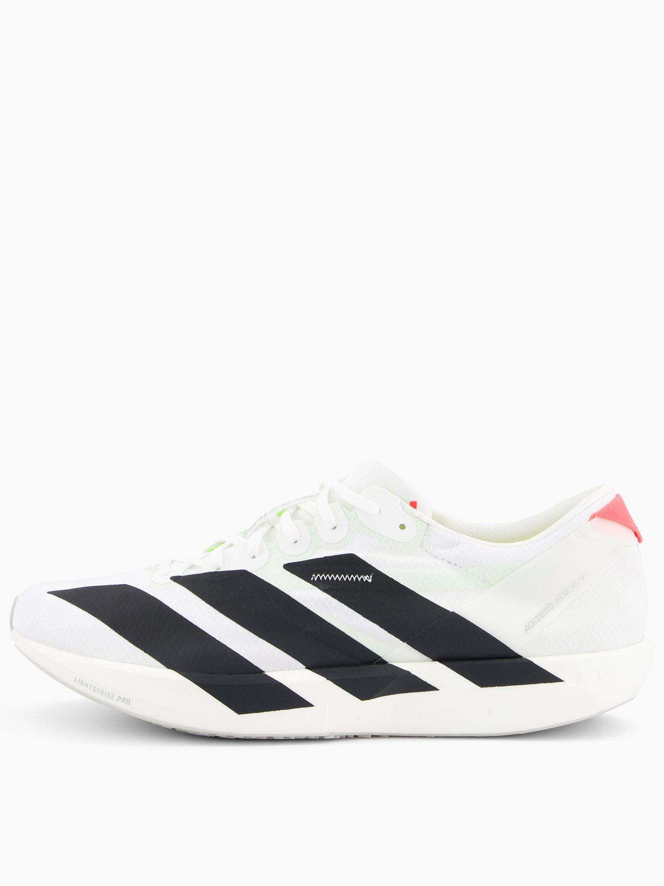 undefined Mens Running Adizero Adios 9 Trainers - White