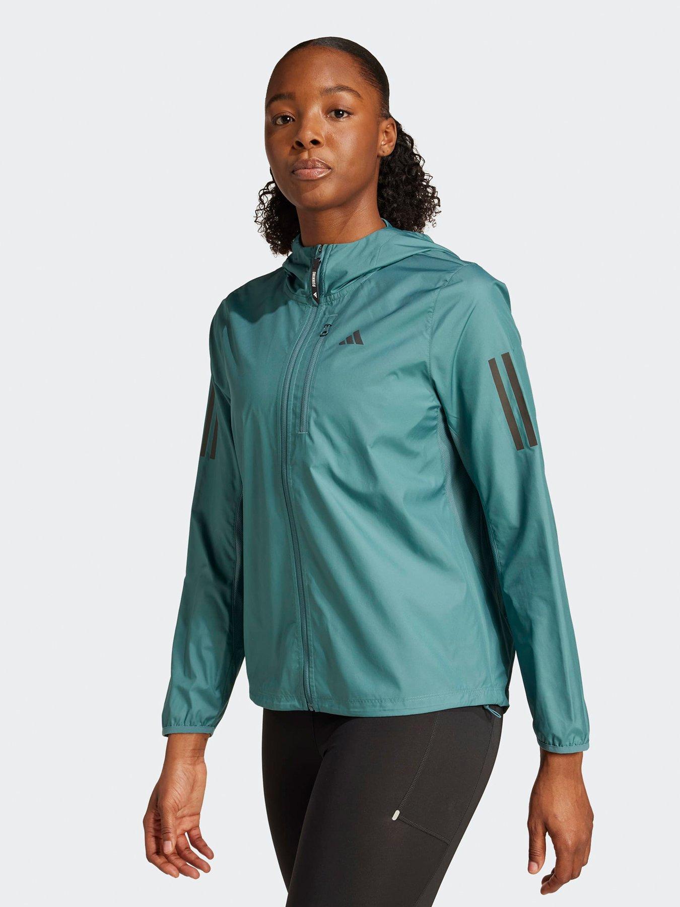 Image 1 of 5 of adidas Womens Running Own The Run Jacket - Green