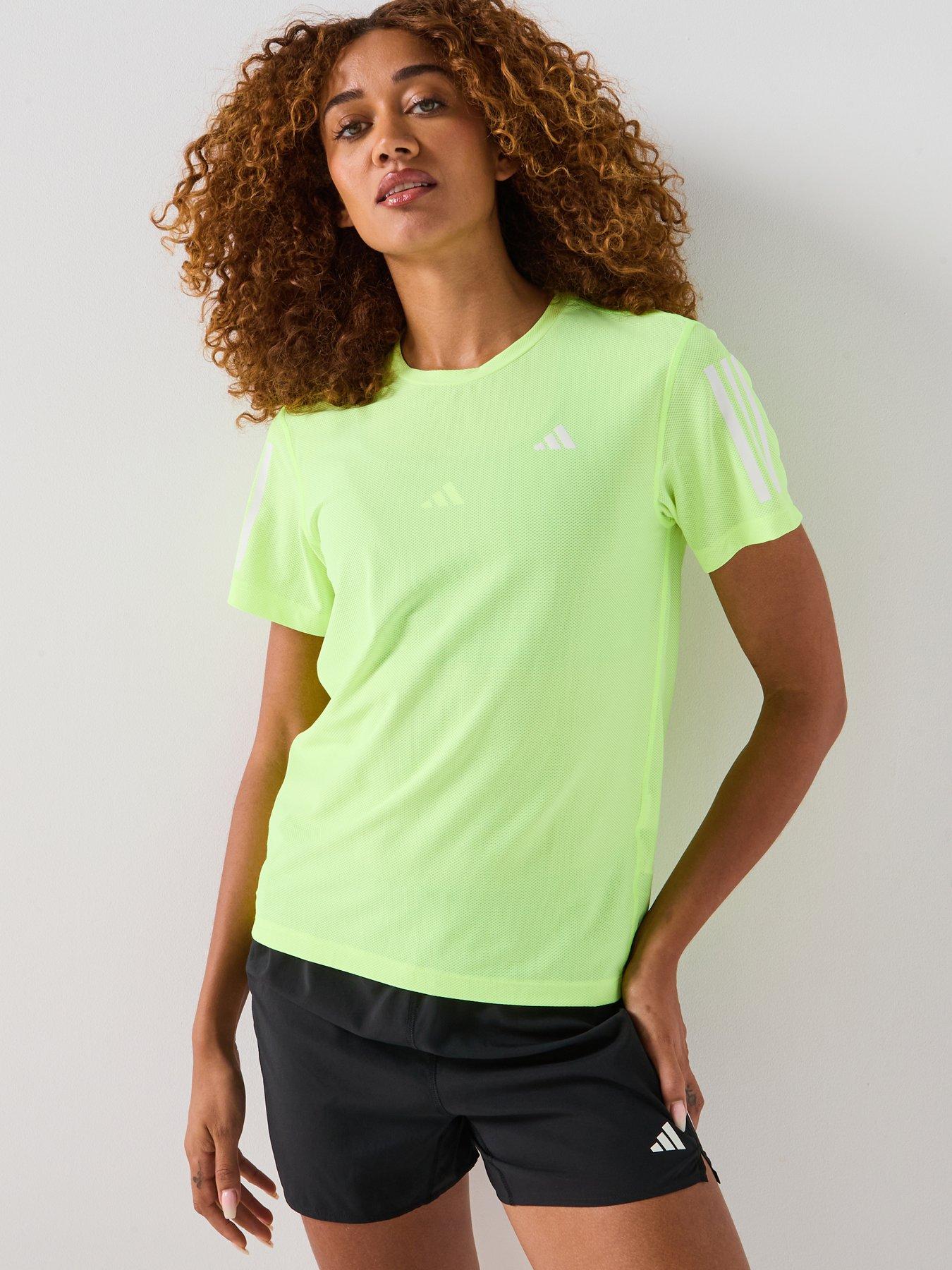 undefined Womens Running Own The Run T-Shirt - Yellow