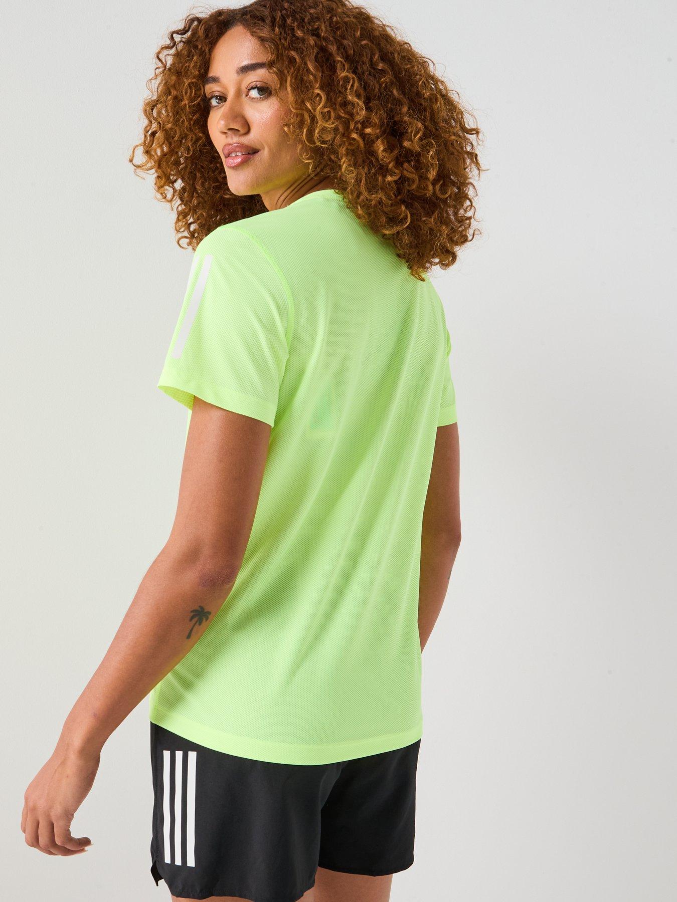 Image 2 of 5 of adidas Womens Running Own The Run T-Shirt - Yellow
