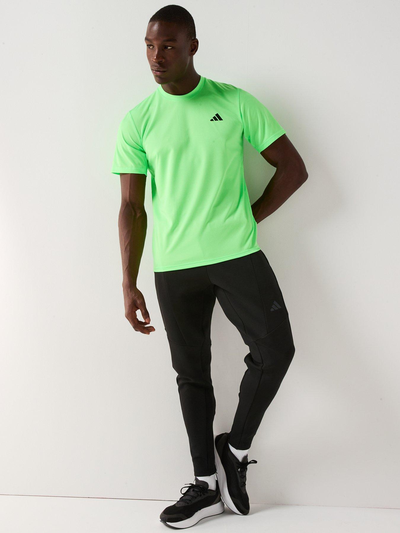  image of adidas-mens-training-essentials-base-t-shirt-green