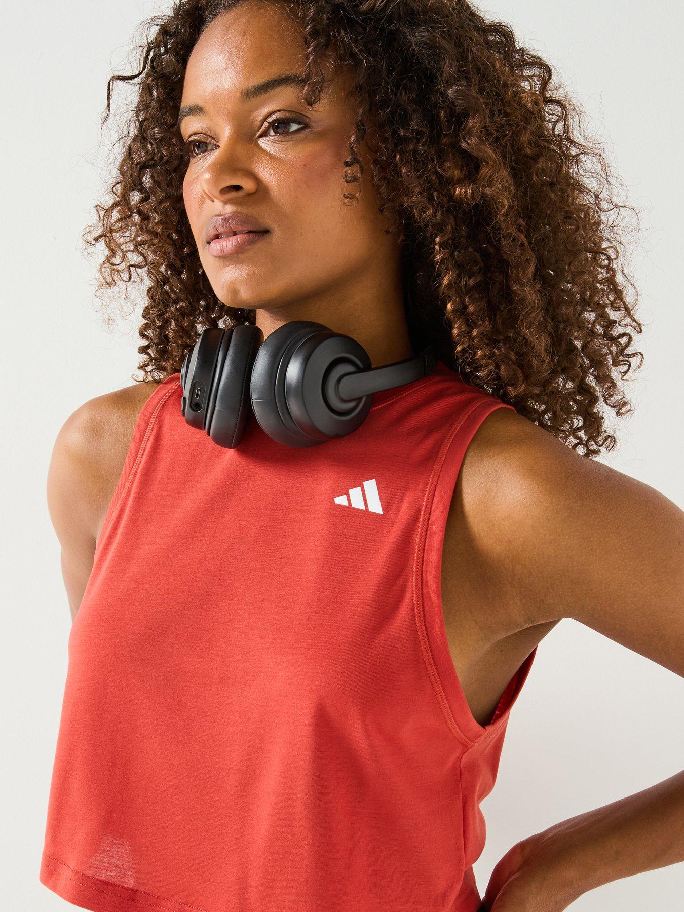  image of adidas-womens-training-essentials-tank-brown