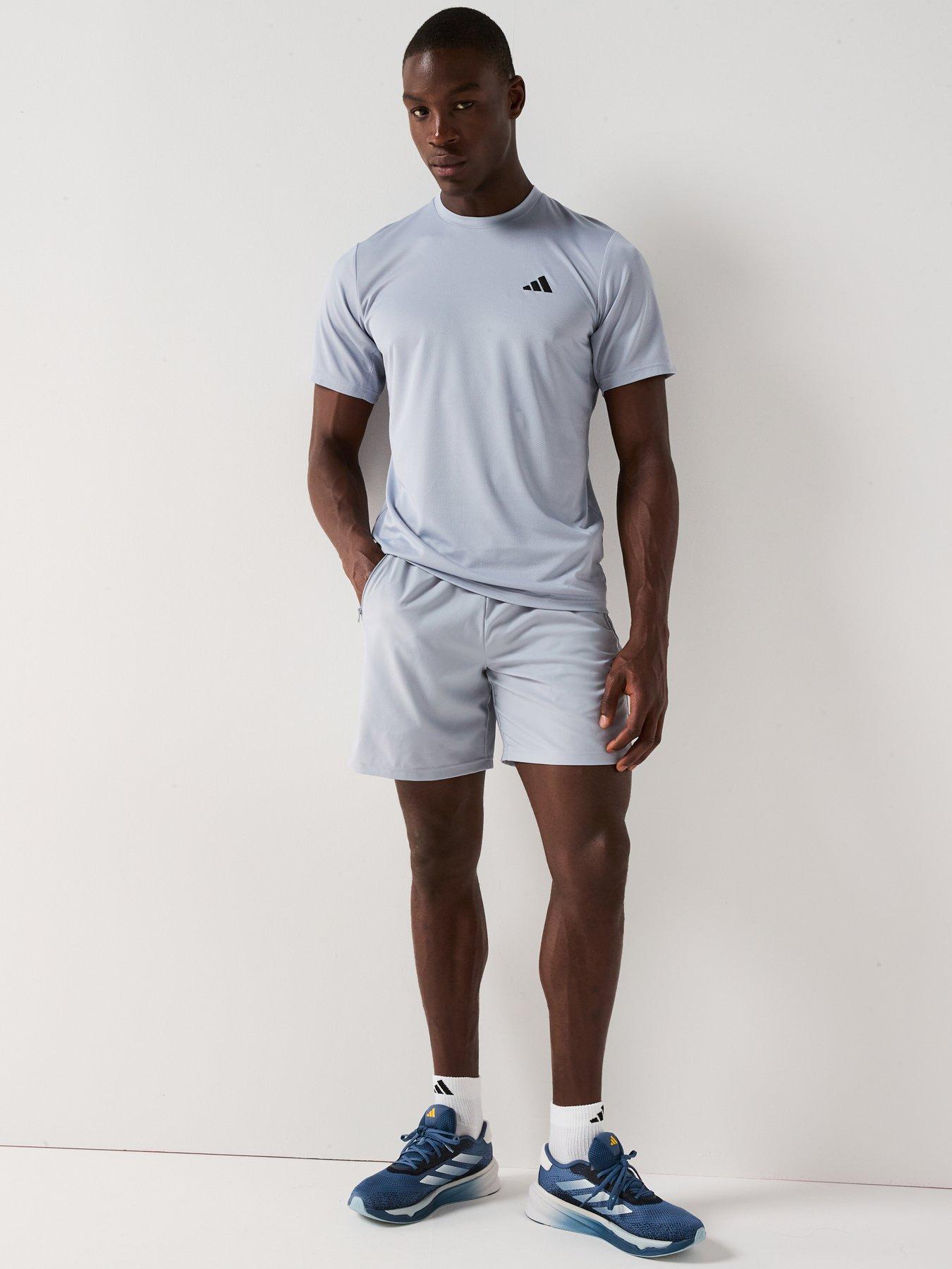  image of adidas-mens-training-essentials-base-t-shirt-grey