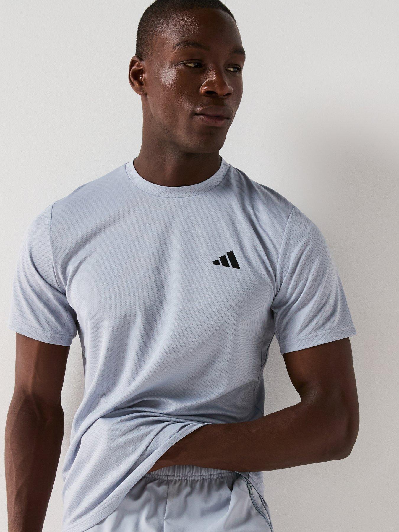  image of adidas-mens-training-essentials-base-t-shirt-grey