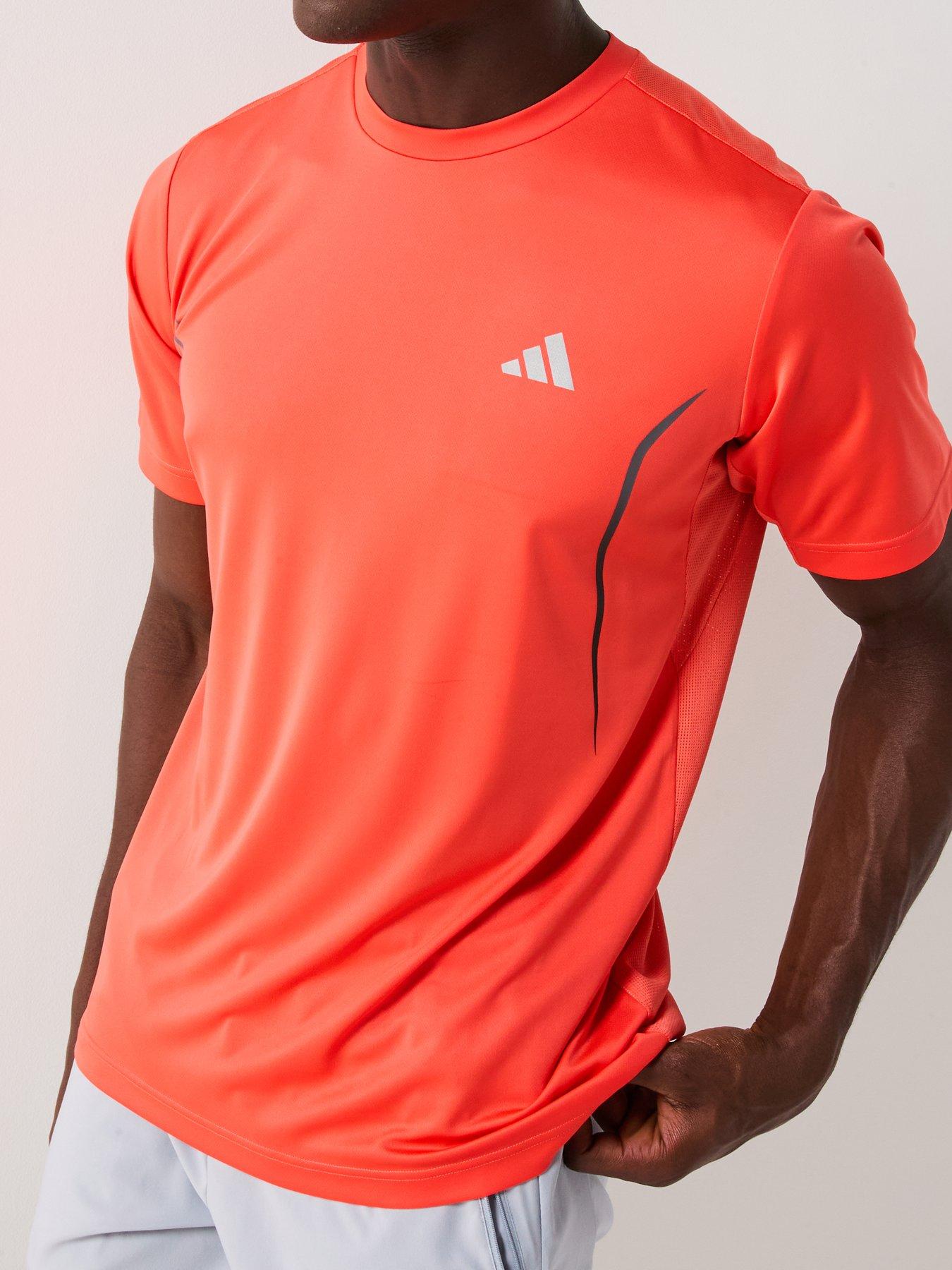  image of adidas-mens-training-tech-t-shirt-red