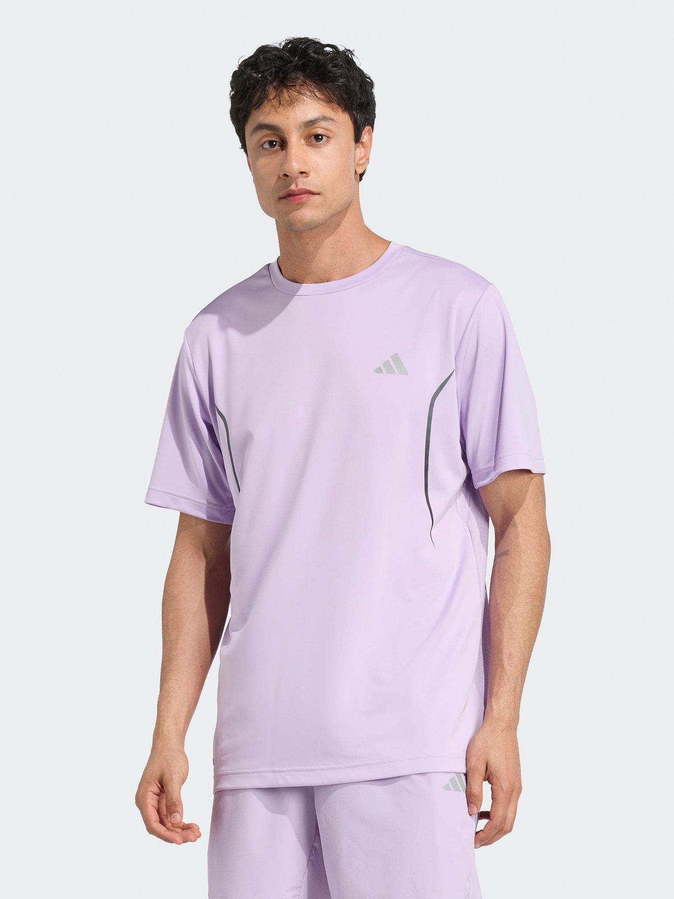 adidas Mens Training Tech T-Shirt - Purple