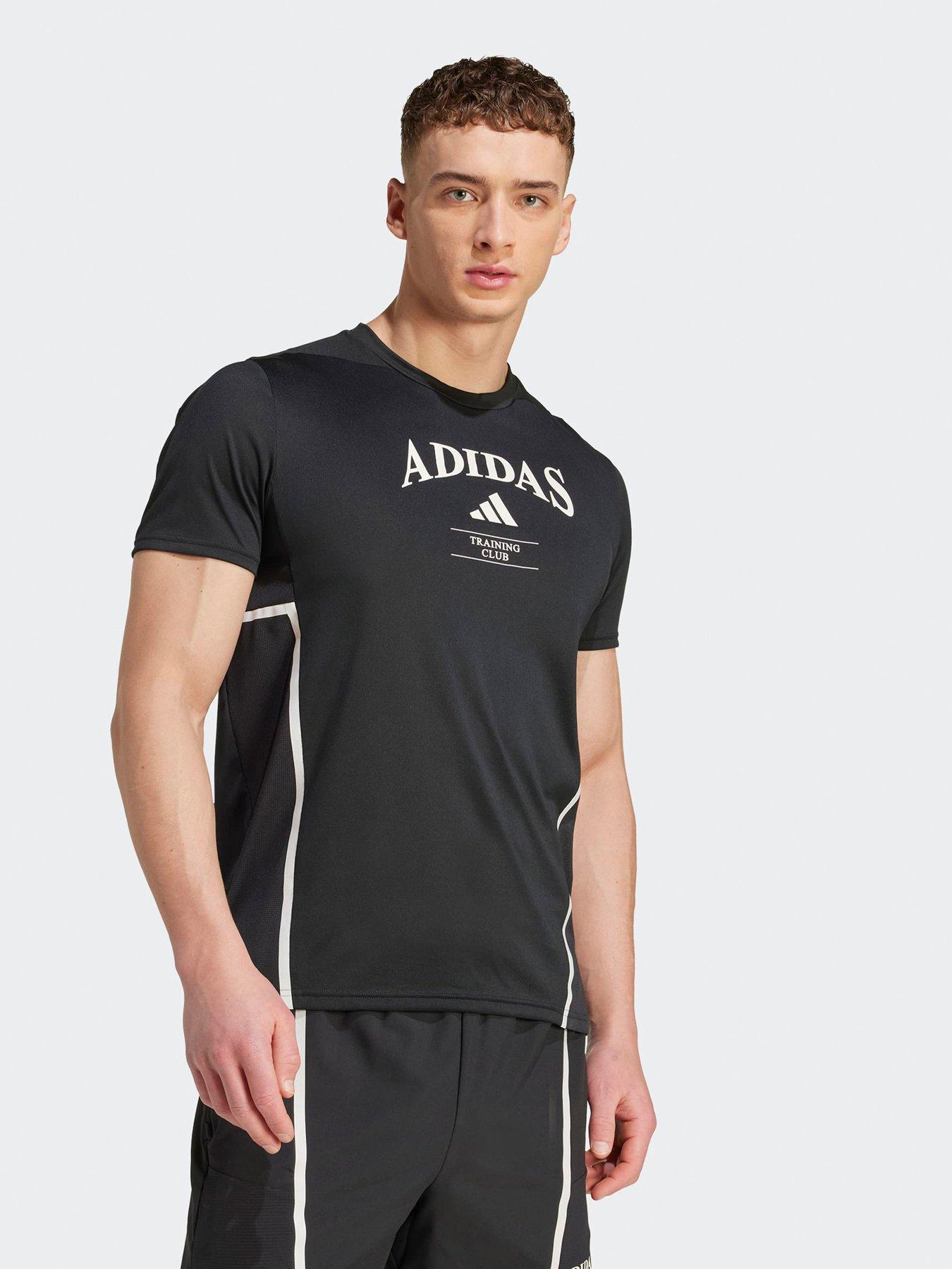 undefined Mens Training D4T Heritage CLIMACOOL T-Shirt - Black