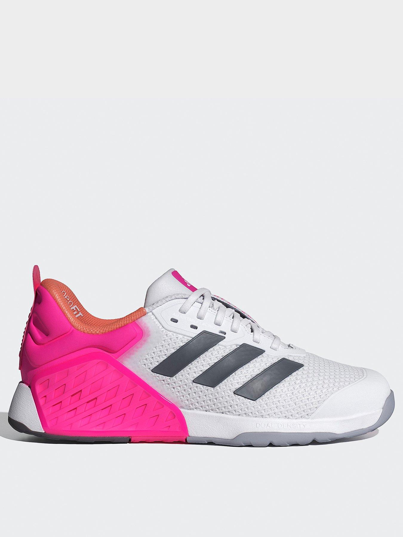 undefined Womens Training Dropset 3 Trainers - White / Pink