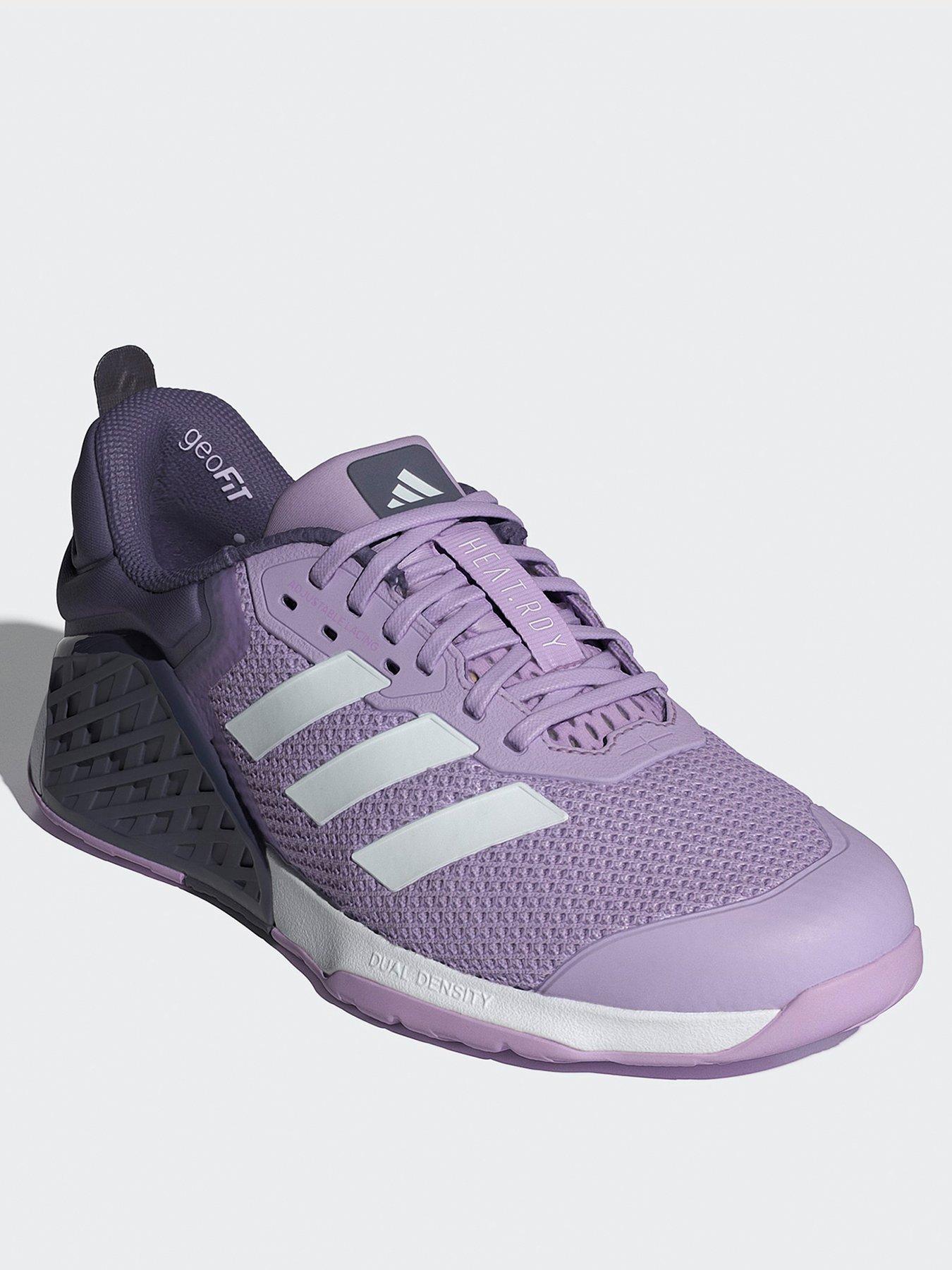 Image 3 of 7 of adidas Womens Training Dropset 3 Trainers - Purple