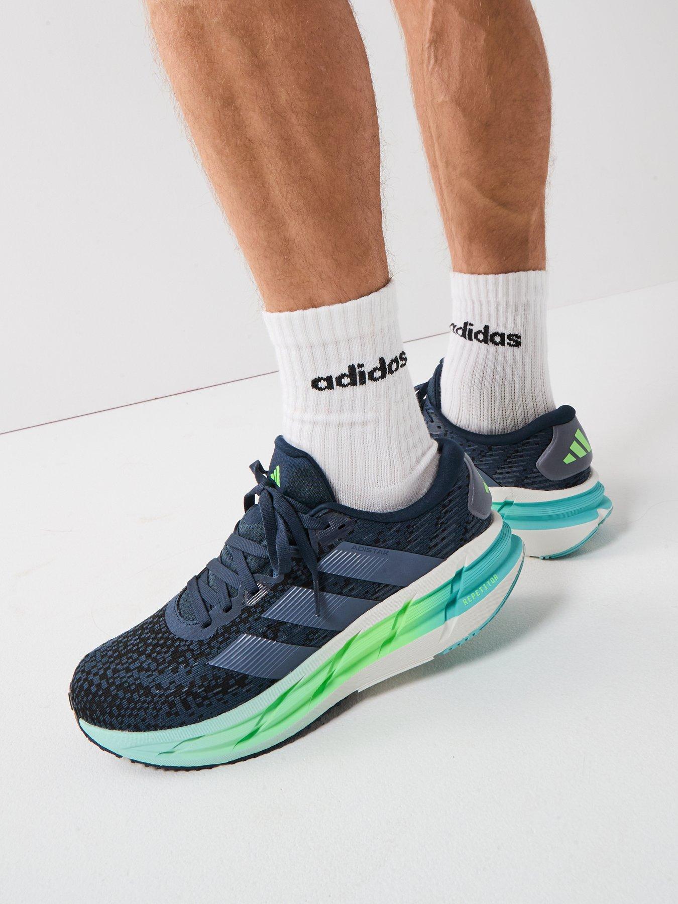 undefined Mens Running Adistar 4 Trainers - Navy