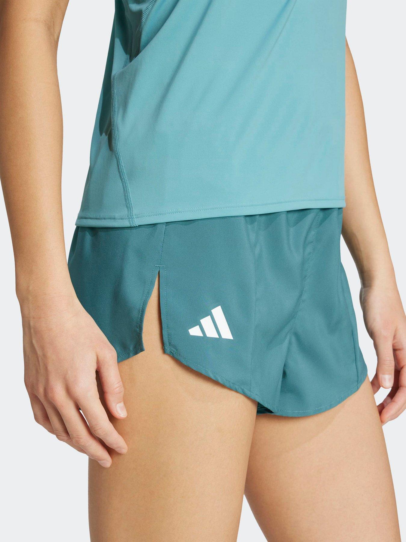 Image 4 of 5 of adidas Womens Running Adizero Shorts - Green