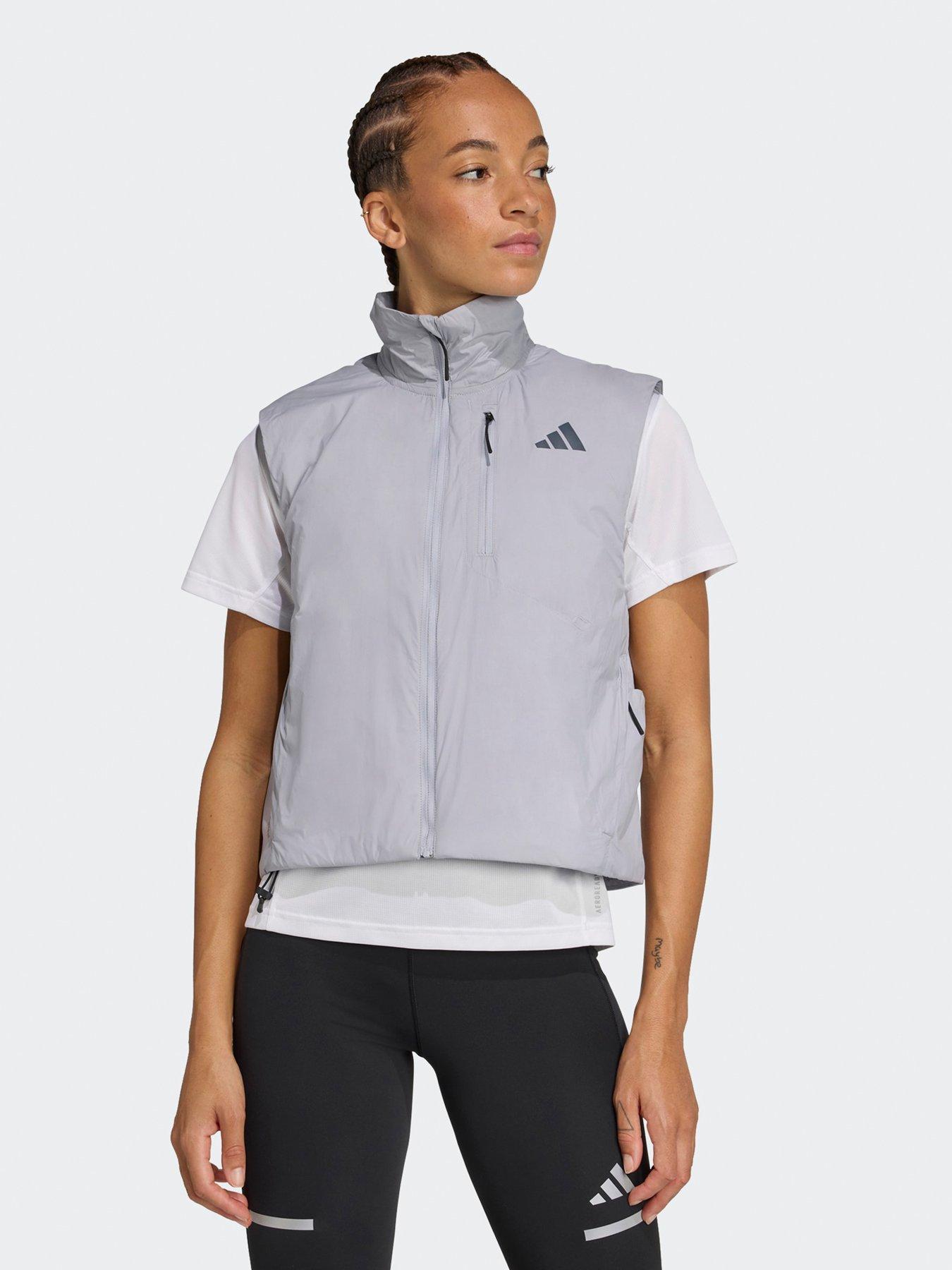 adidas Womens Running Adi365 Winter Gilet - Silver