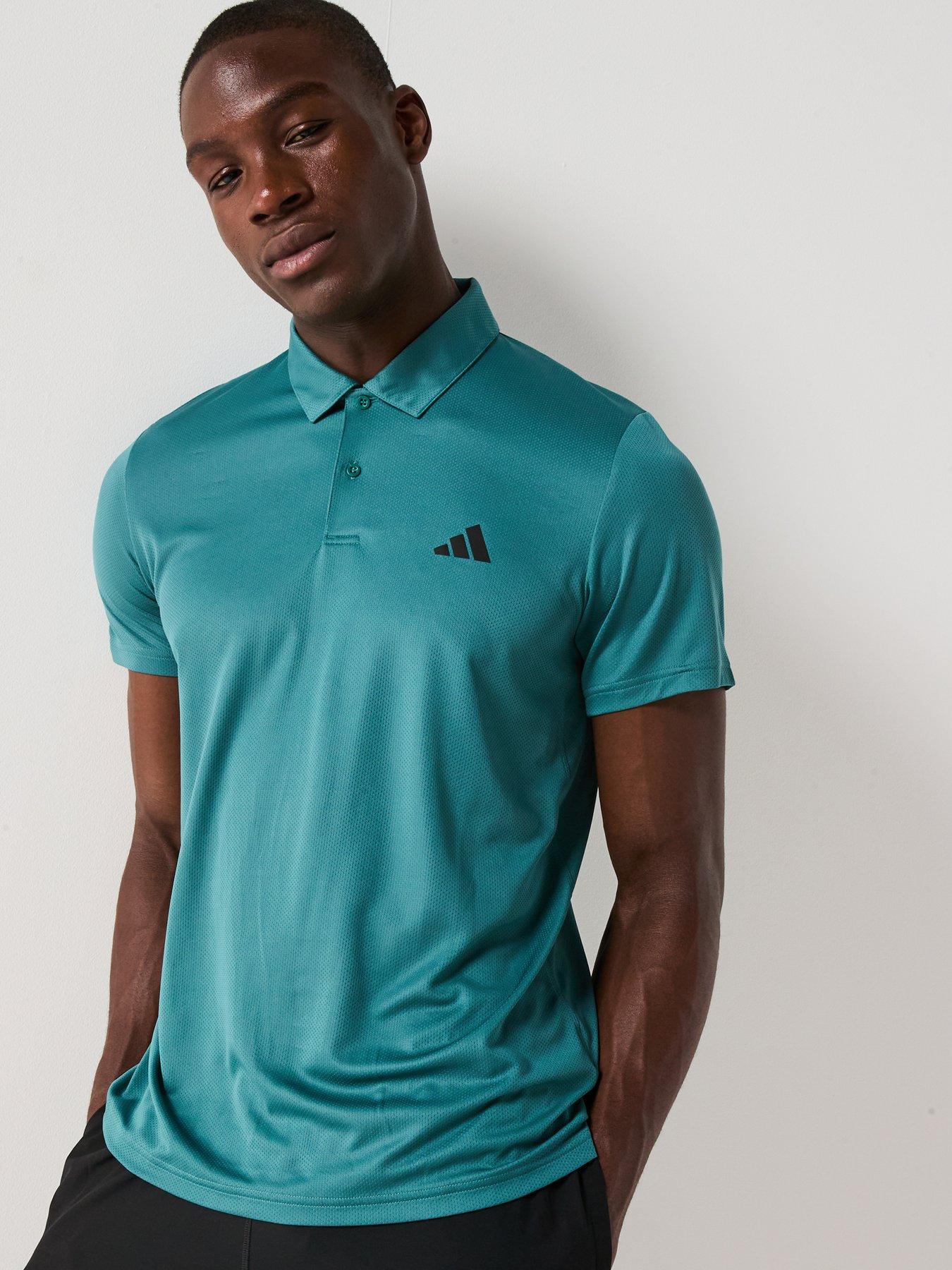 Image 1 of 4 of adidas Mens Training Essentials Base Polo - Green