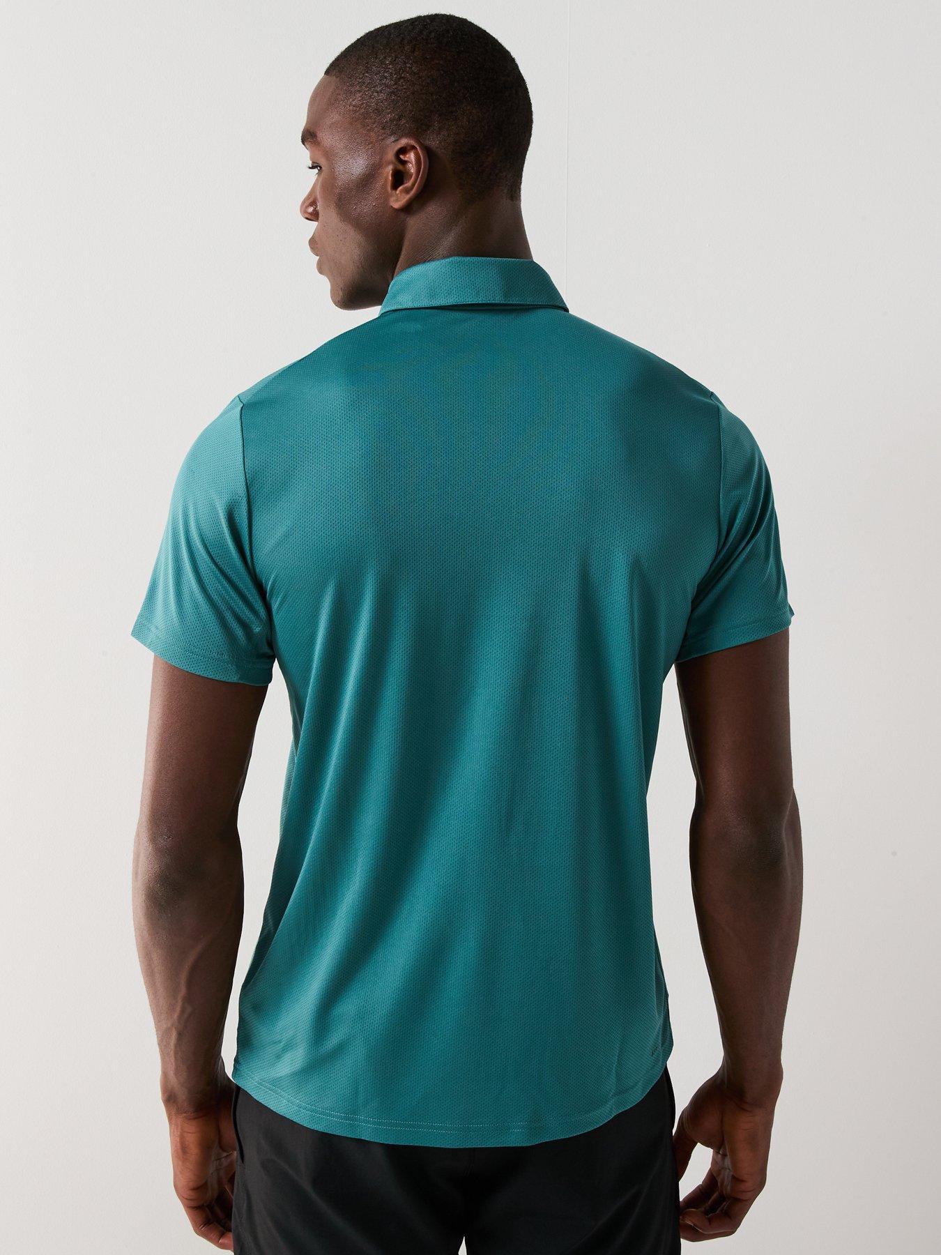 Image 2 of 4 of adidas Mens Training Essentials Base Polo - Green