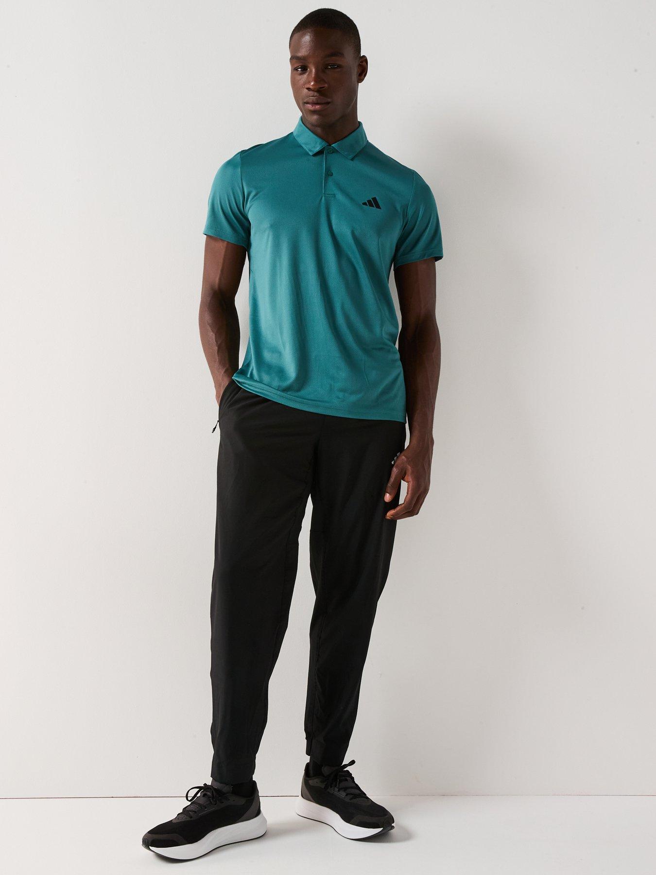 Image 3 of 4 of adidas Mens Training Essentials Base Polo - Green