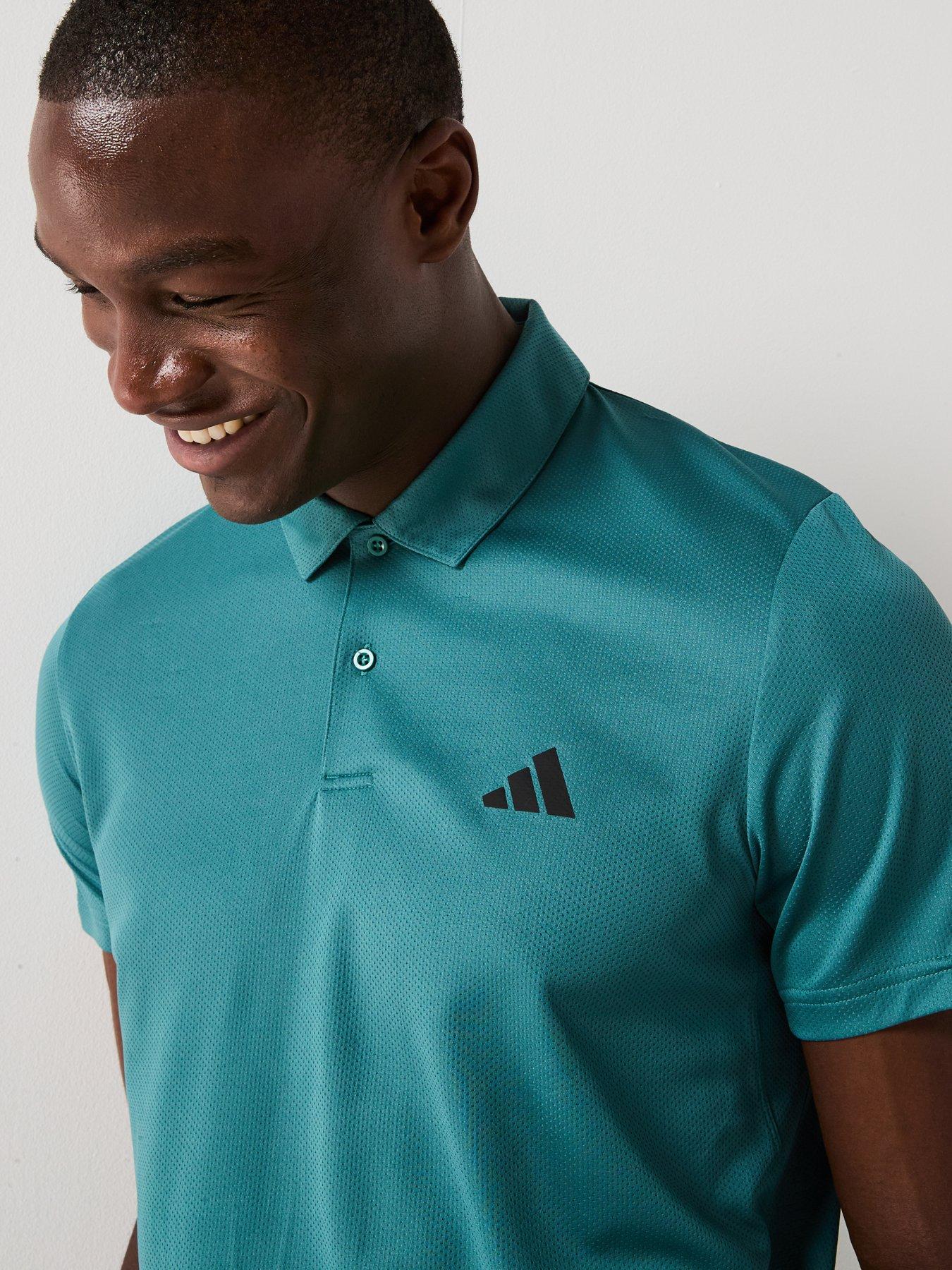 Image 4 of 4 of adidas Mens Training Essentials Base Polo - Green