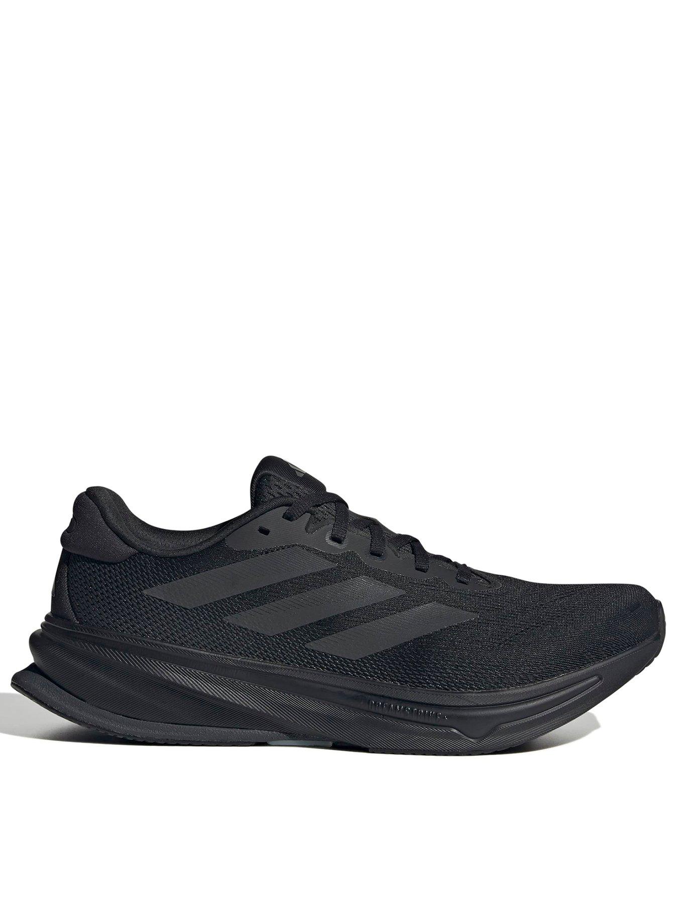 front image of adidas-mens-running-supernova-rise-2-trainers-black