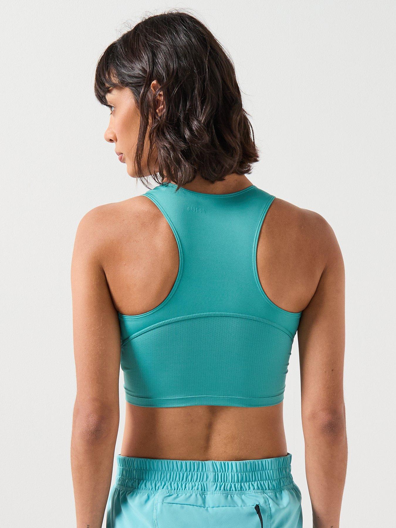 stillFront image of adidas-womens-running-adizero-crop-top-green