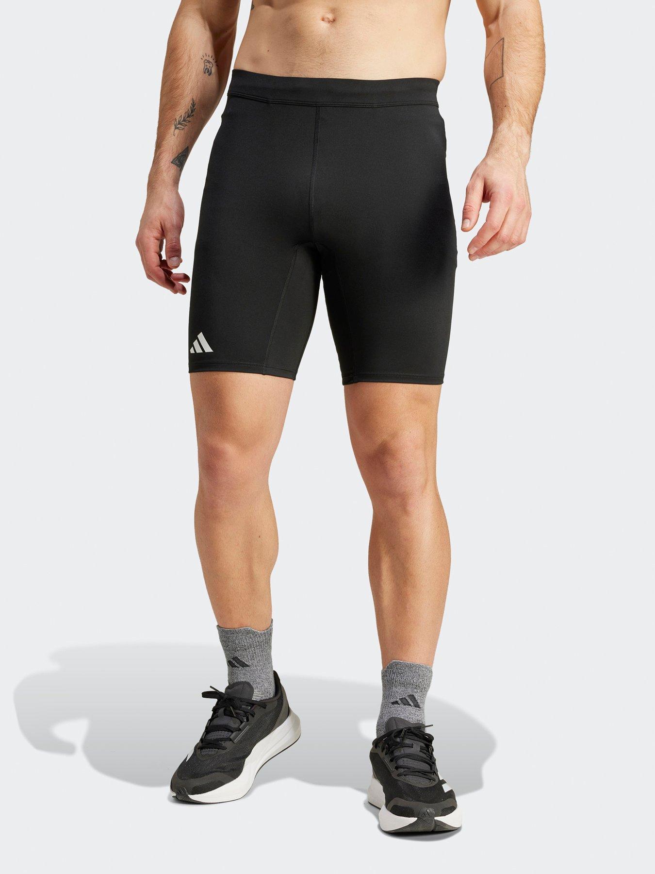 undefined Mens Running Adizero Shorts - Black