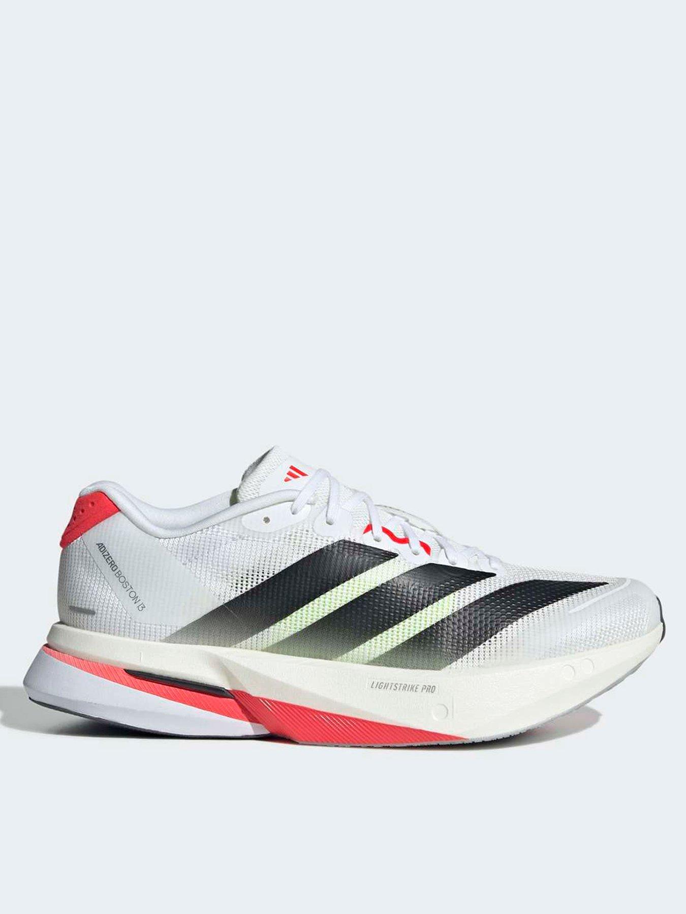 undefined Womens Running Adizero Boston 13 Trainers - White/Black