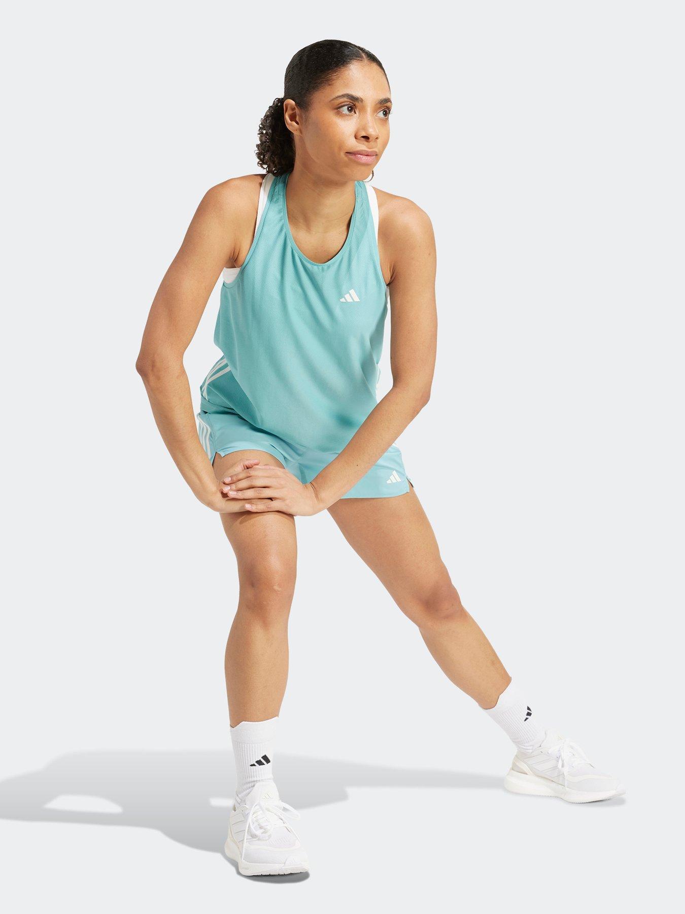 Image 3 of 5 of adidas Womens Running Own The Run Shorts - Green