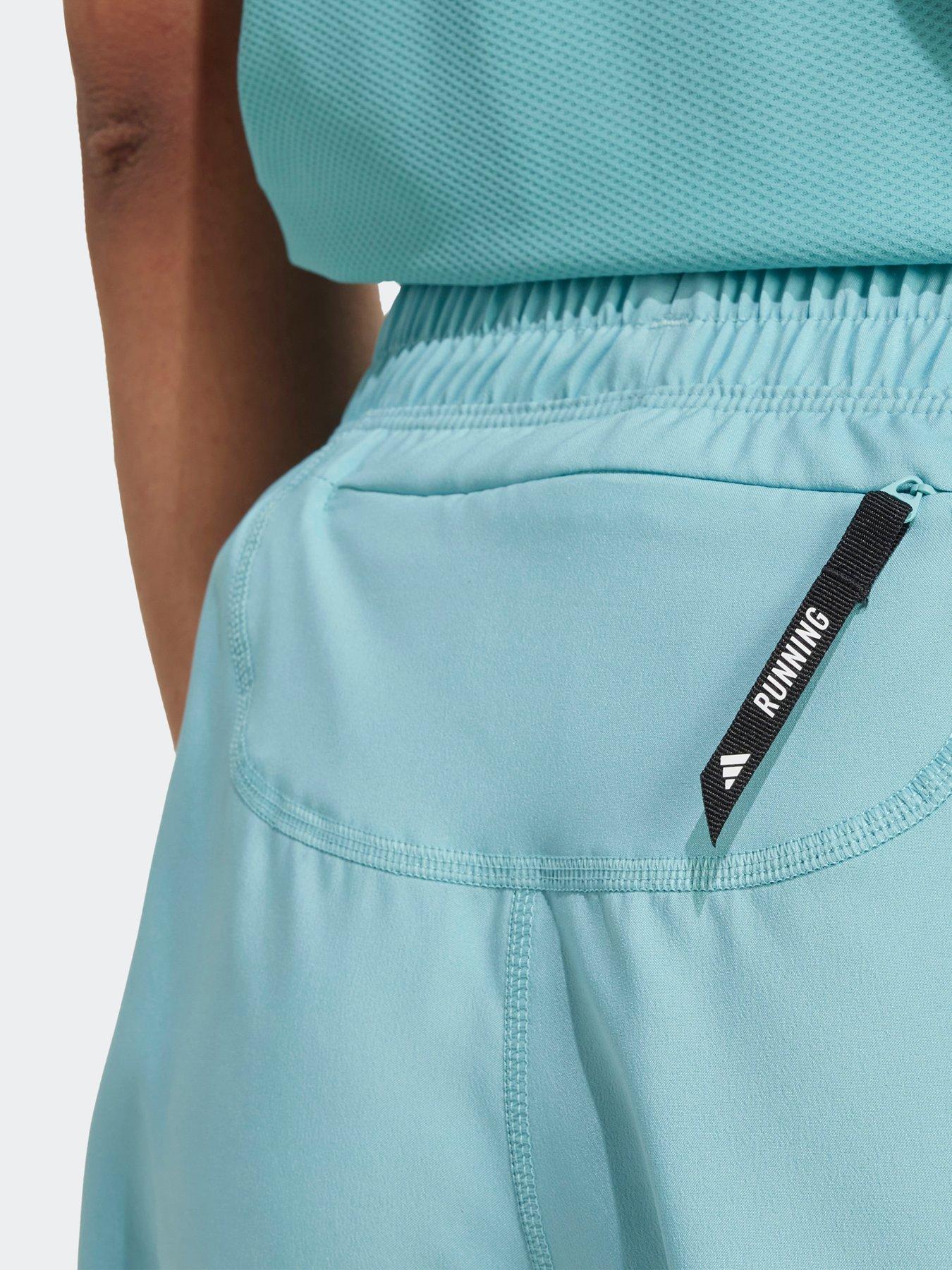 Image 4 of 5 of adidas Womens Running Own The Run Shorts - Green