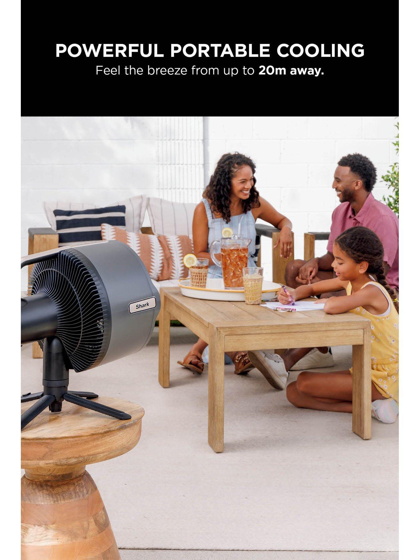 Shark Pro Mist FA300UK Portable Hybrid Pedestal/Desk Top Fan & Misting ...