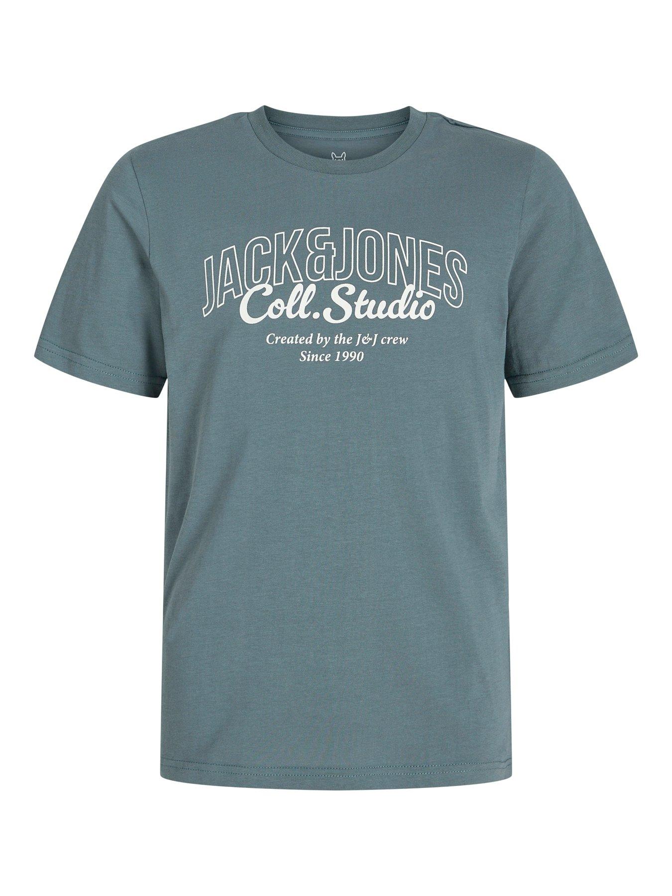 Image 3 of 4 of Jack & Jones Junior Boys Makoto 3 Pack Short Sleeve T-Shirts - Multi