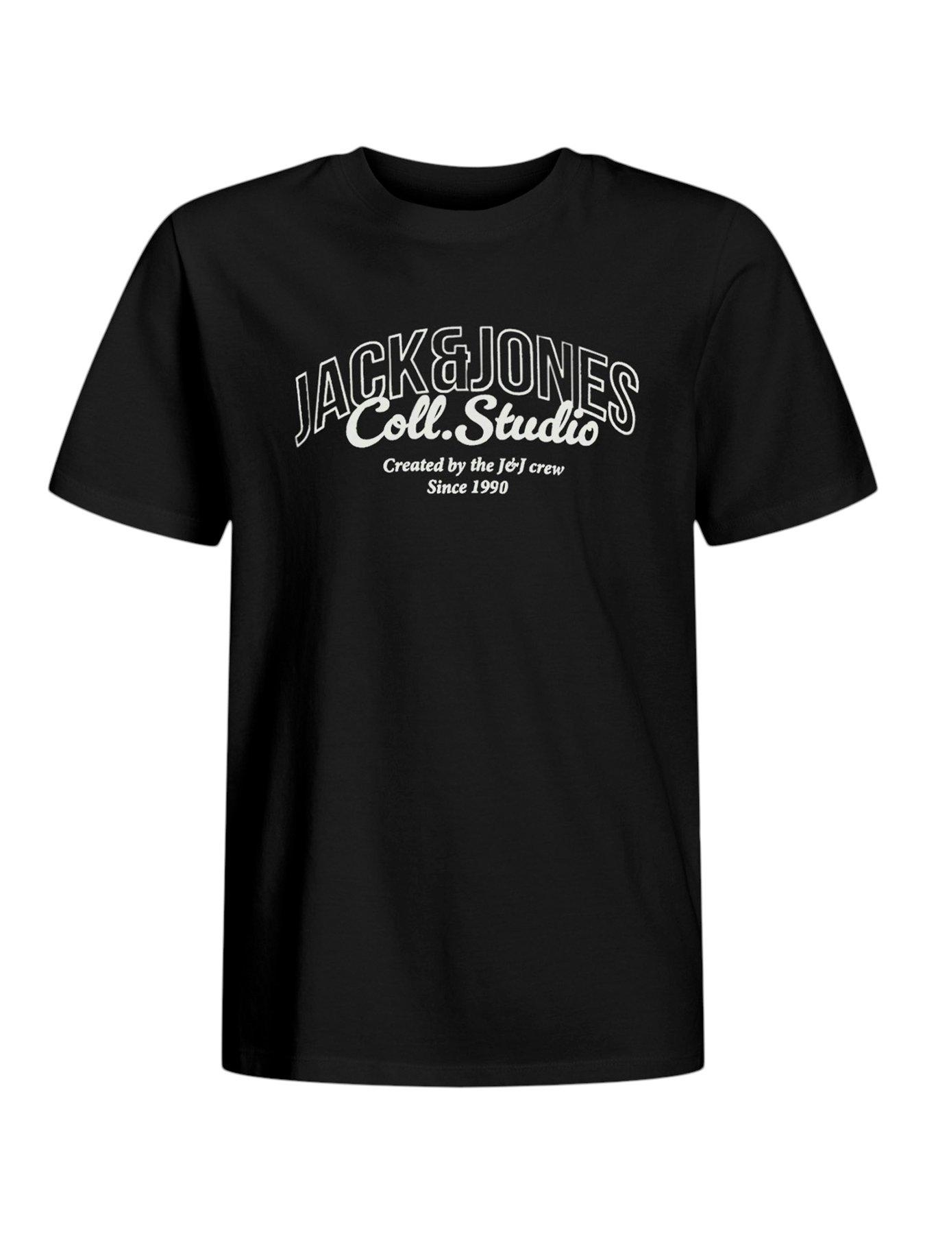Image 4 of 4 of Jack & Jones Junior Boys Makoto 3 Pack Short Sleeve T-Shirts - Multi