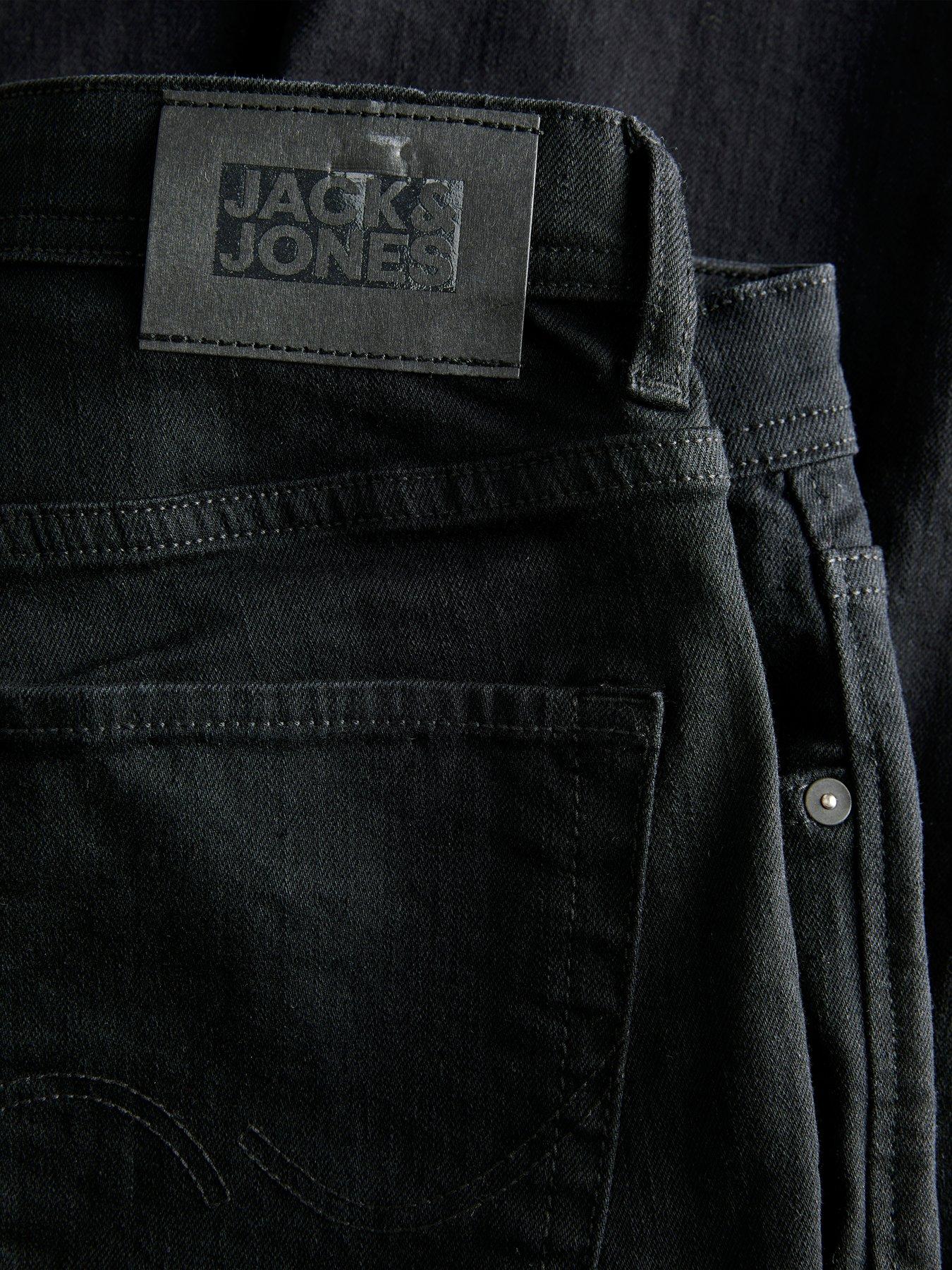 Image 3 of 4 of Jack & Jones Junior Boys Clark Original 453 Jeans - Black