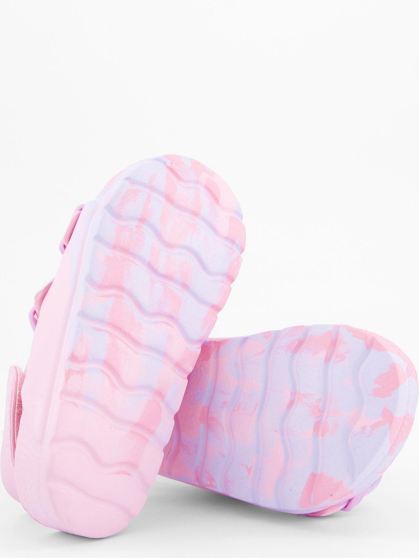 Image 4 of 6 of The Very Collection Two Strap Sandals - Pastel Pink