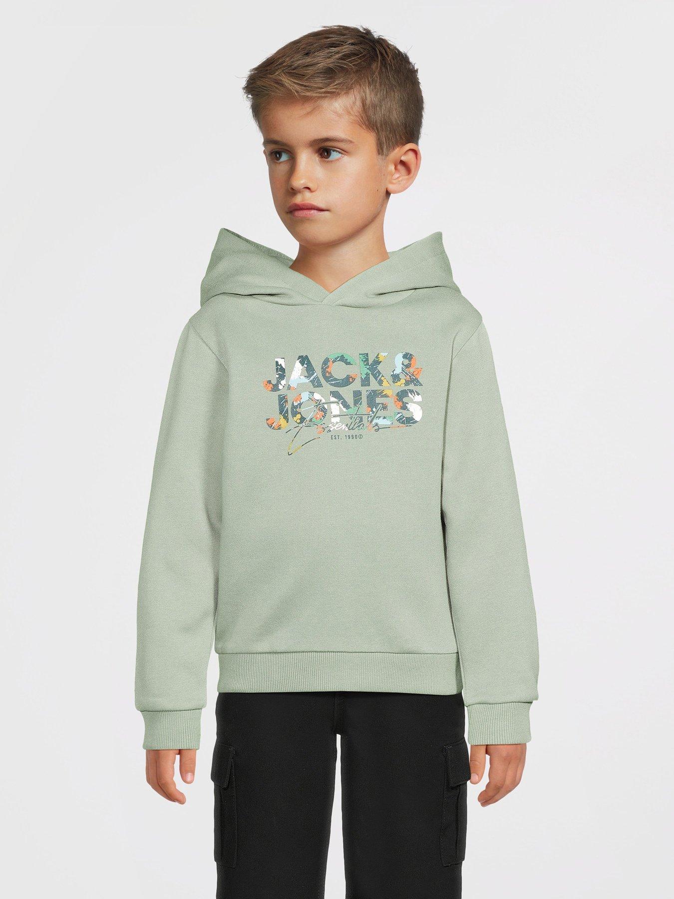 undefined Younger Boys Printed Hoodie - Green