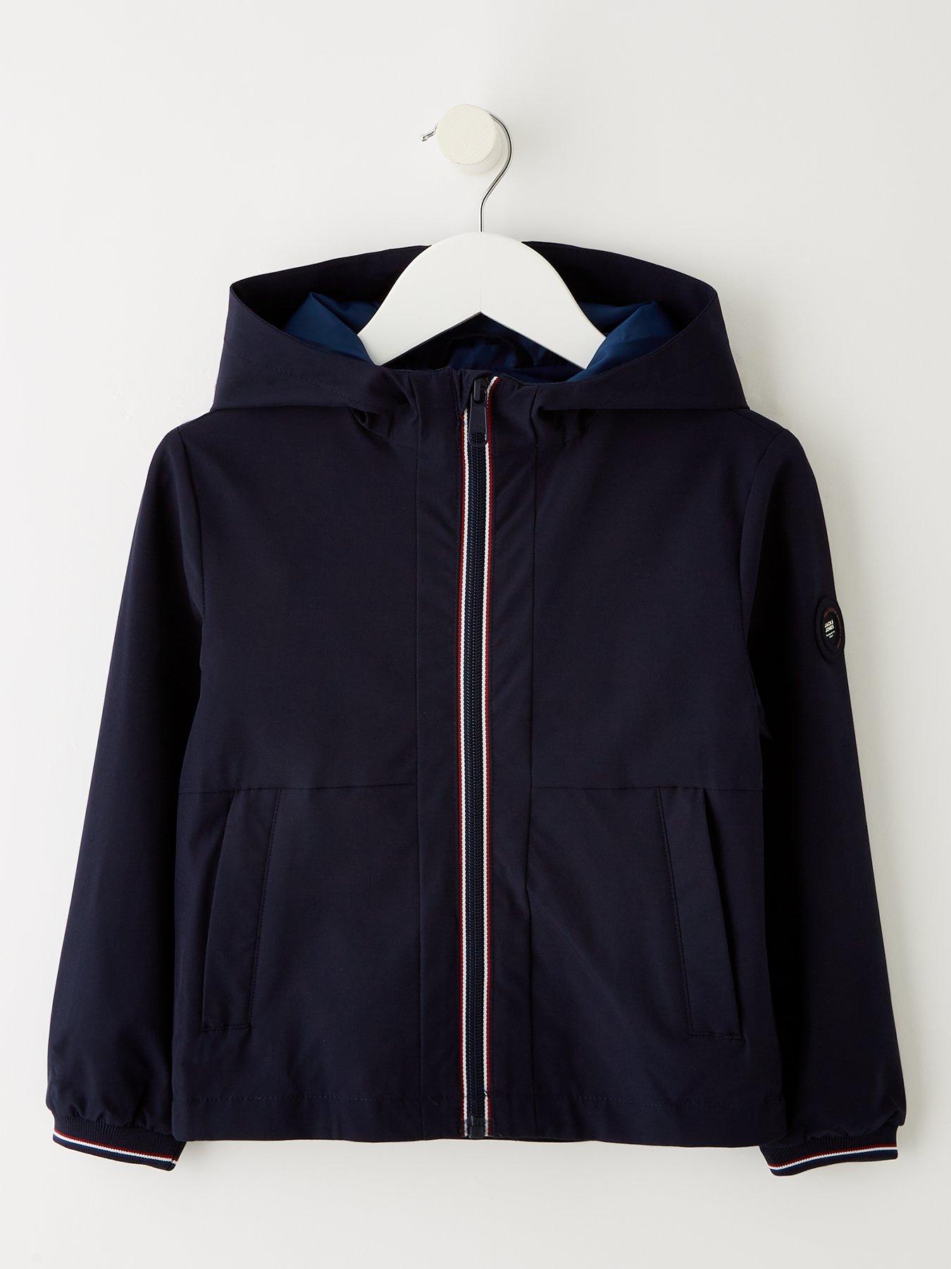  image of jack-jones-mini-younger-boys-brook-lightweight-jacket-navy