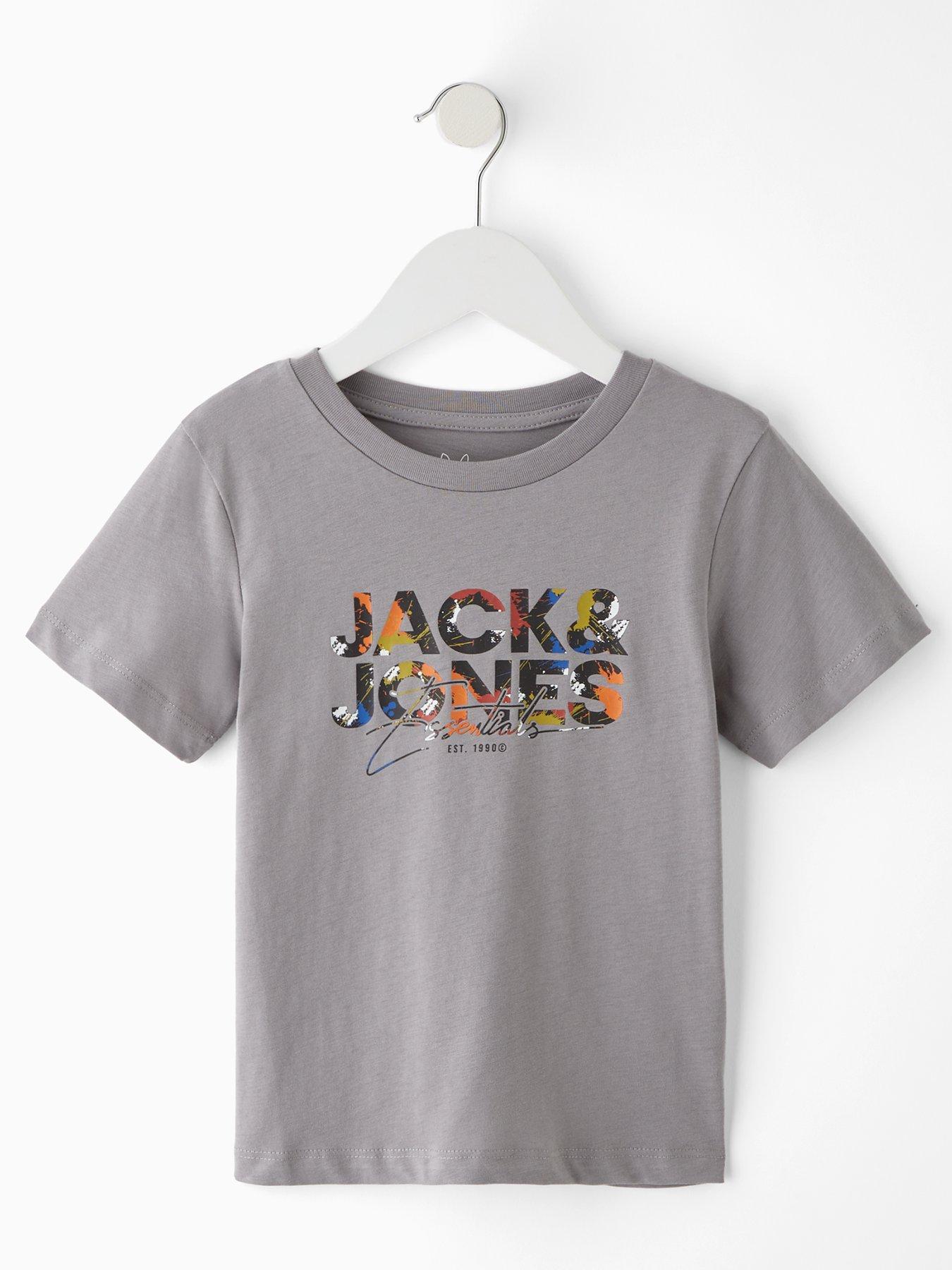 undefined Younger Boys Short Sleeve T-Shirt - Ultimate - Grey
