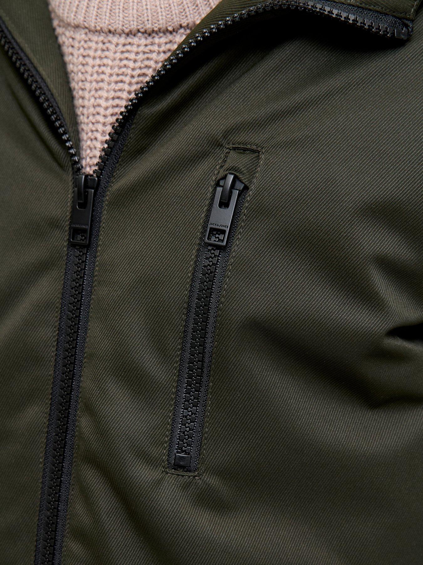  image of jack-jones-junior-boys-charlie-detachable-faux-fur-parka-khaki