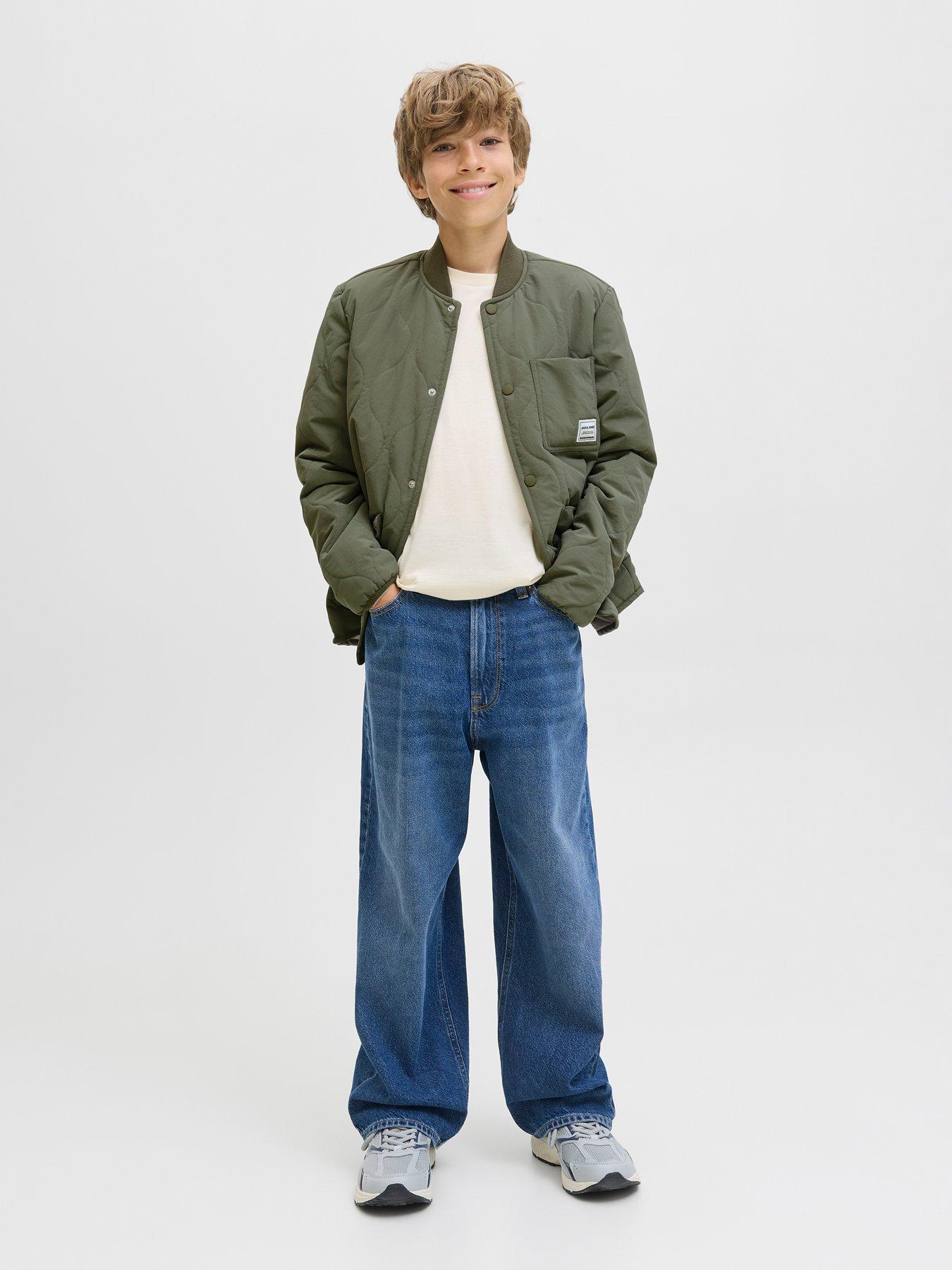  image of jack-jones-junior-boys-hero-liner-jacket-nbsp--khaki