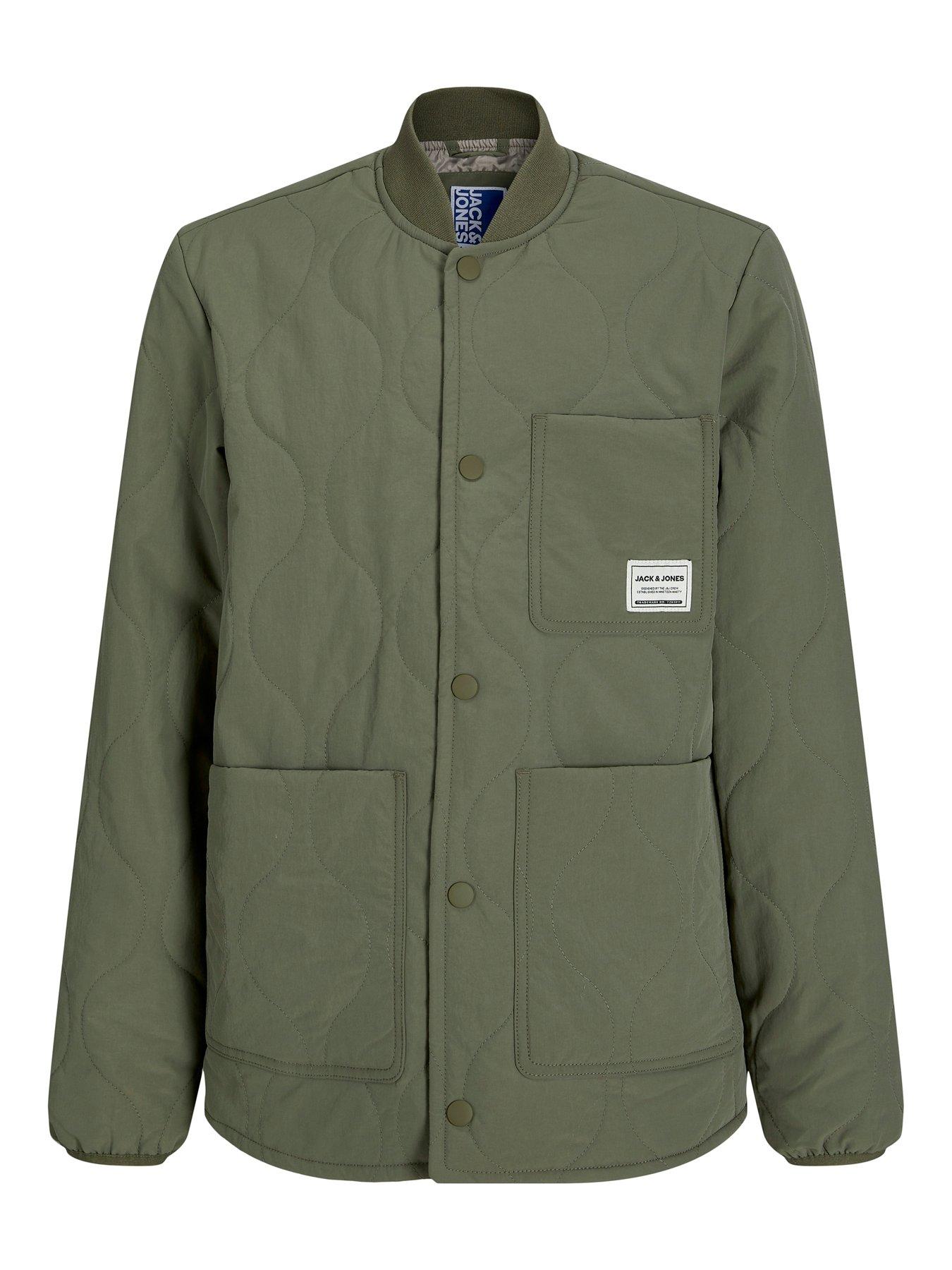 Image 6 of 6 of Jack & Jones Junior Boys Hero Liner Jacket &nbsp;- Khaki