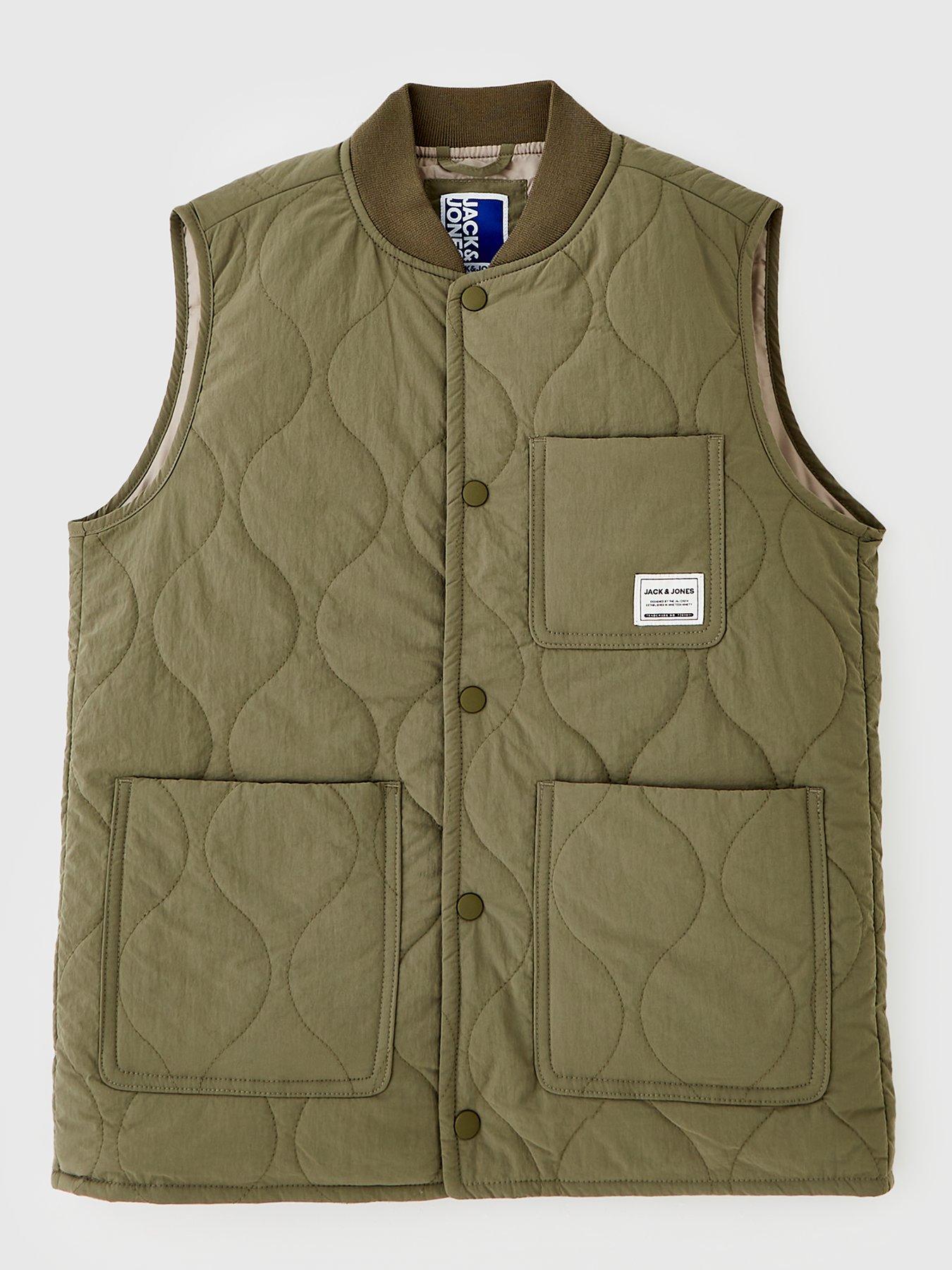 undefined Boys Hero Liner Gilet - Dusty Olive