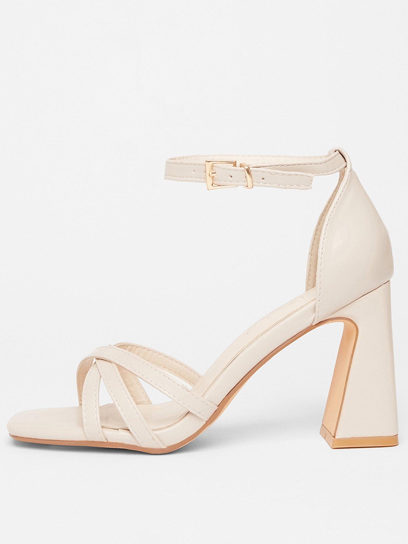 quiz-wide-fit-nude-faux-leather-block-heels
