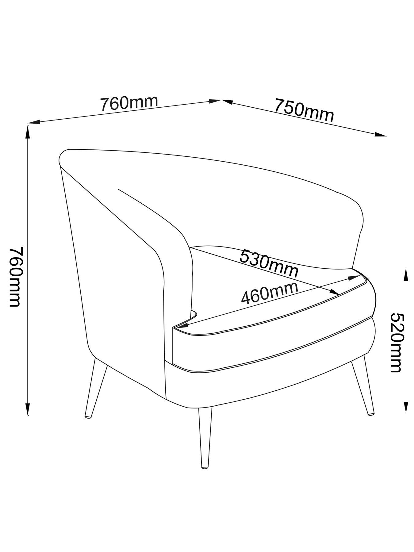 Image 7 of 7 of Very Home Muse Chair