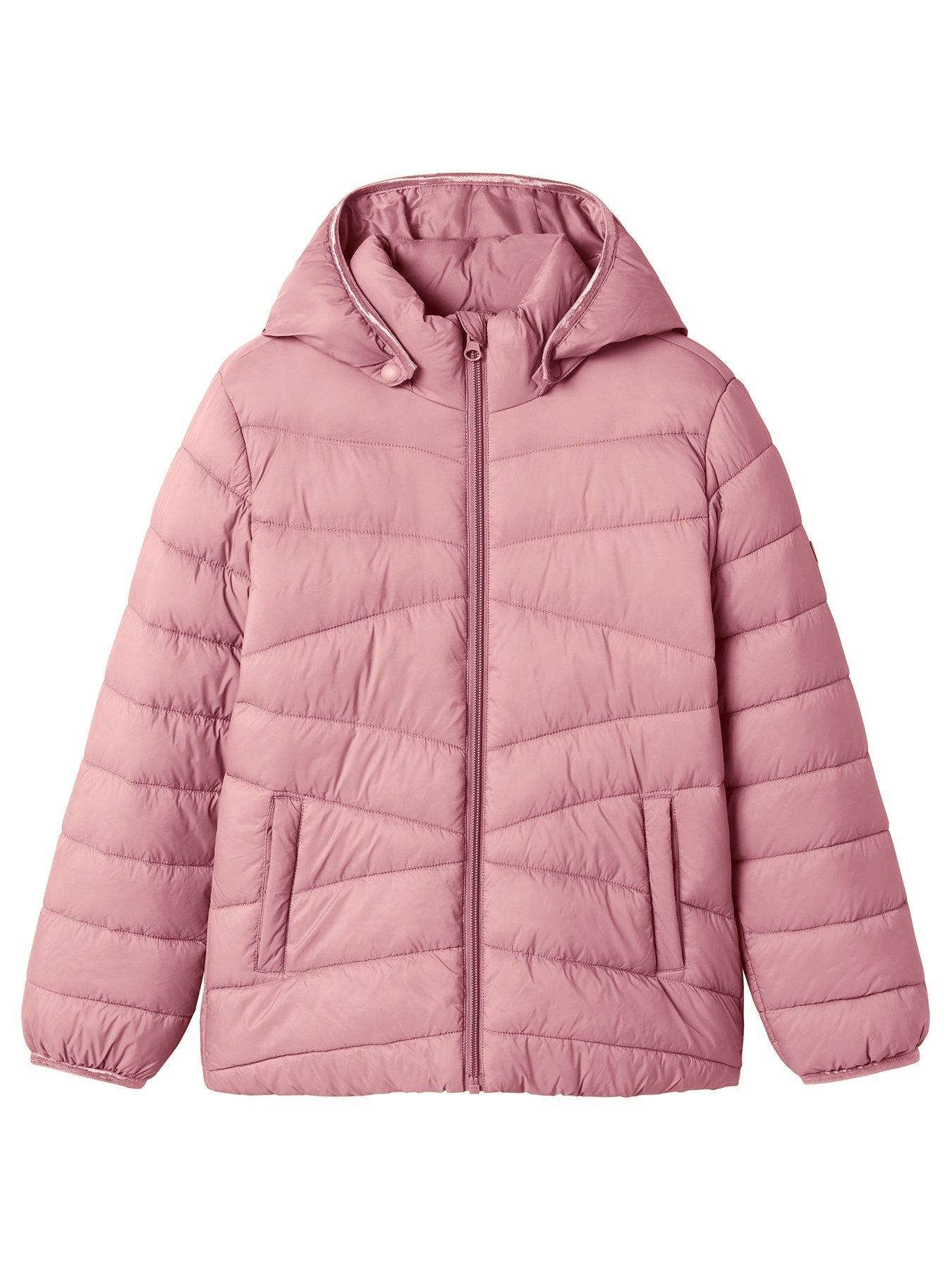 undefined Girls Marble Padded Jacket - Lilas