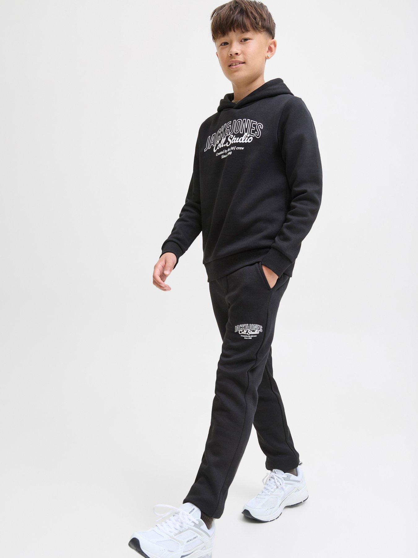 undefined Boys Makoto Hoodie Sweat Set - Black