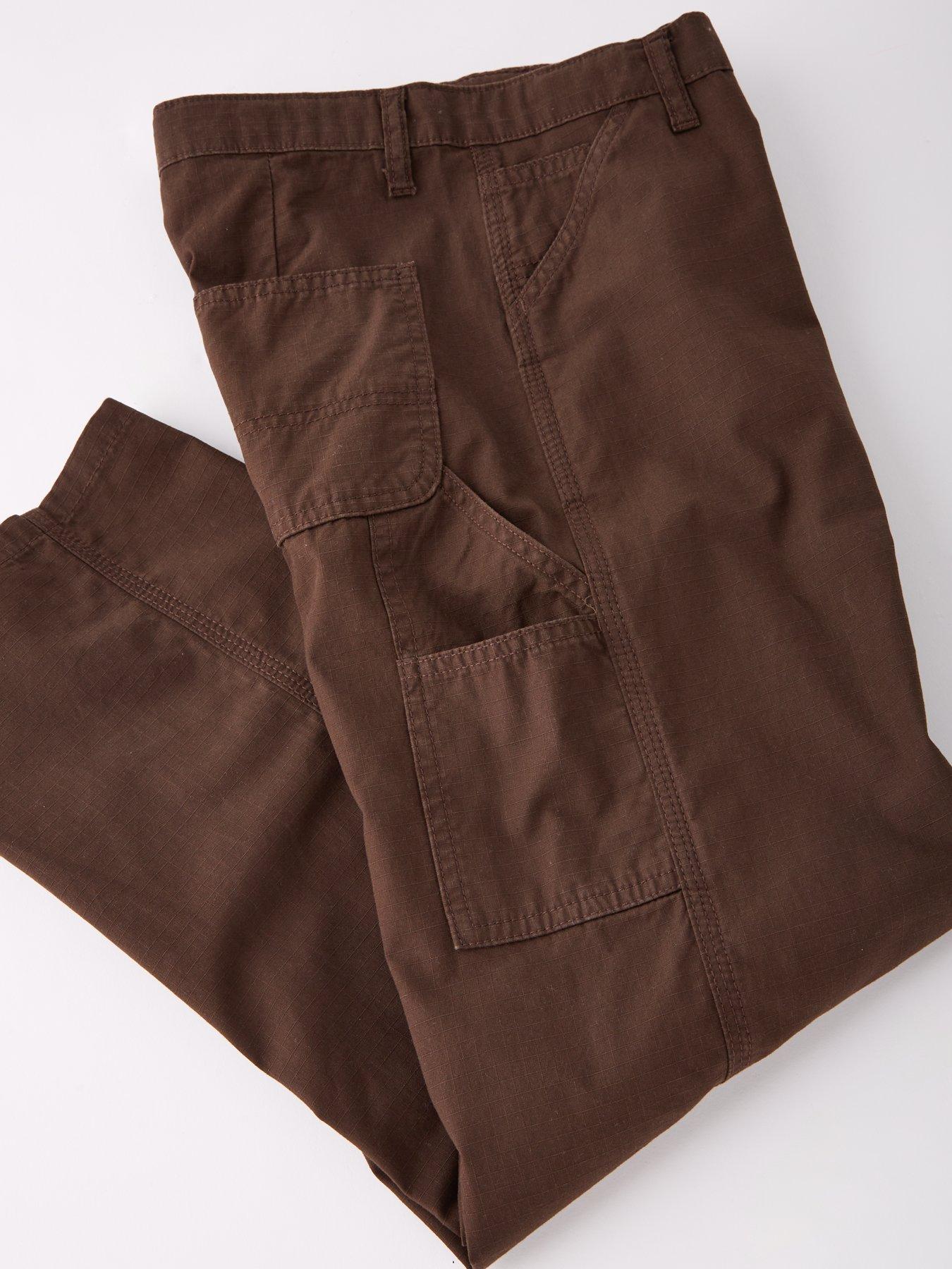 Image 6 of 7 of Jack & Jones Junior Boys Alex Andre Carpenter Trousers - Brown